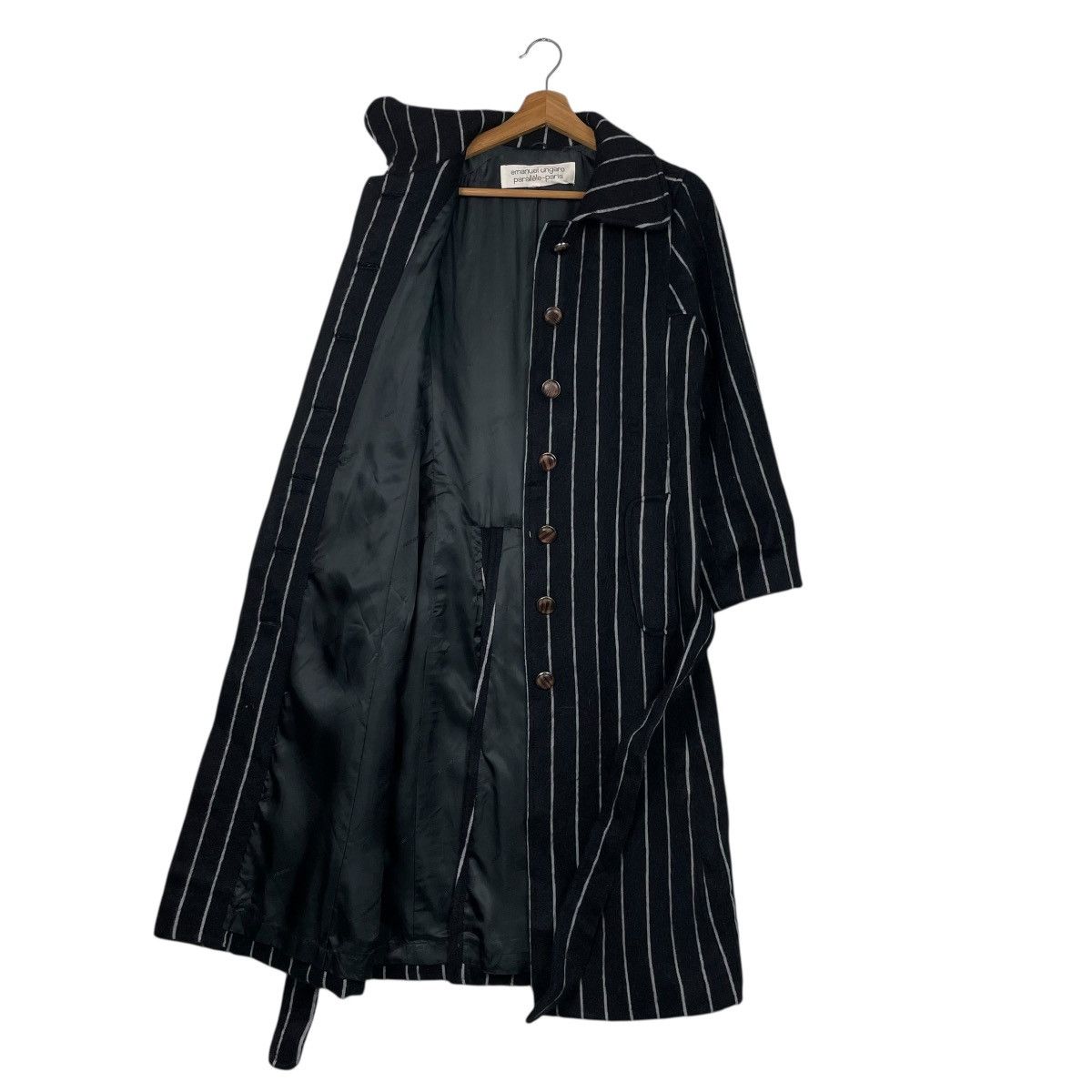 Emanuel Ungaro Vintage 60s Emanuel Ungaro Stripe Women Coat Size S / US 4 / IT 40 - 11 Thumbnail
