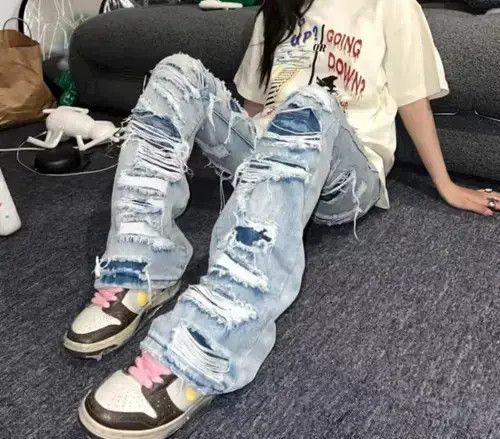 Designer × Japanese Brand × Jean retro work outdoor washed fade damaged flared jeans Size US 34 / EU 50 - 1 Thumbnail