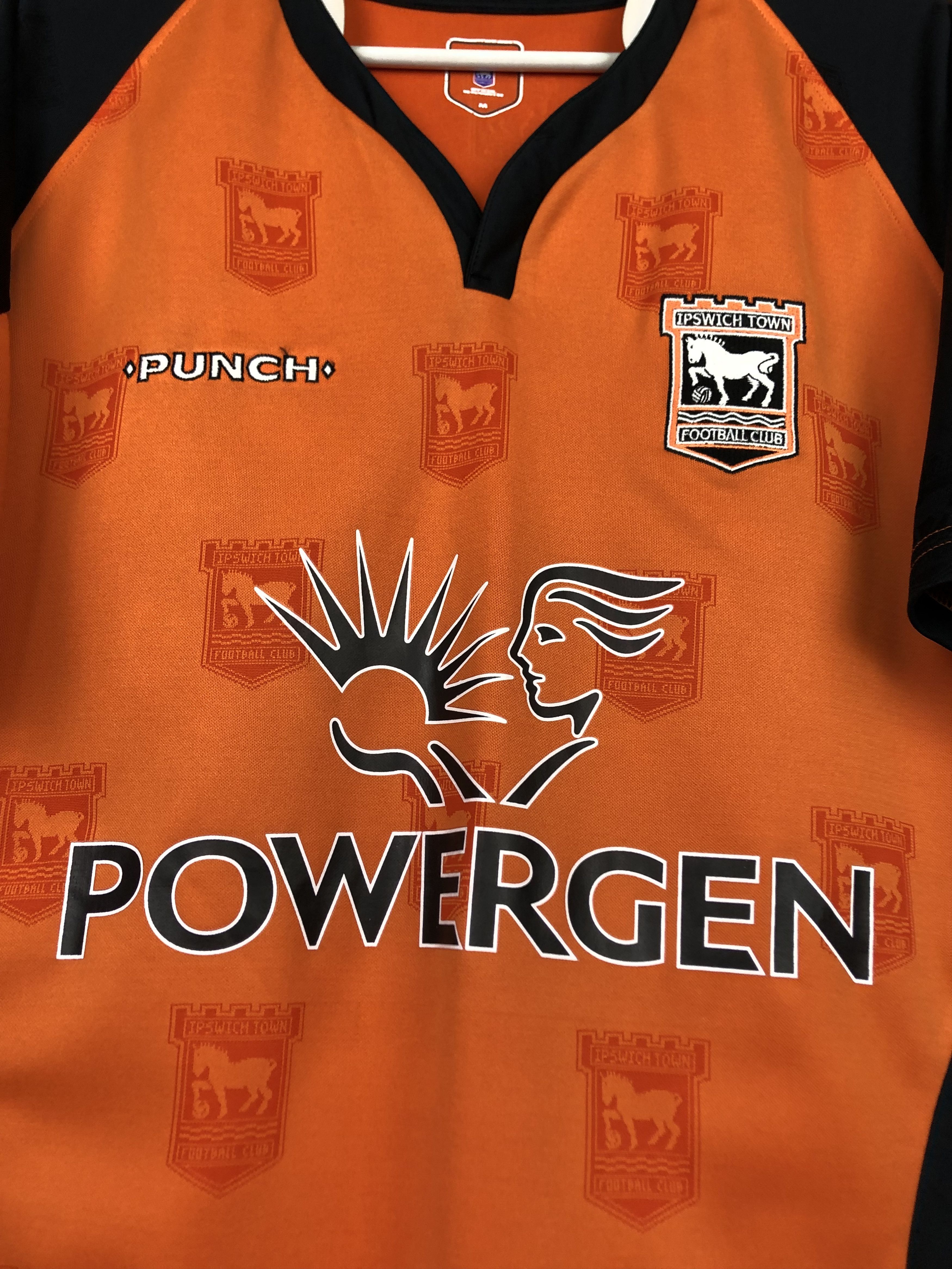 Vintage Ipswich Town Away football shirt 2004 Soccer Punch Jersey Size US M / EU 48-50 / 2 - 3 Thumbnail