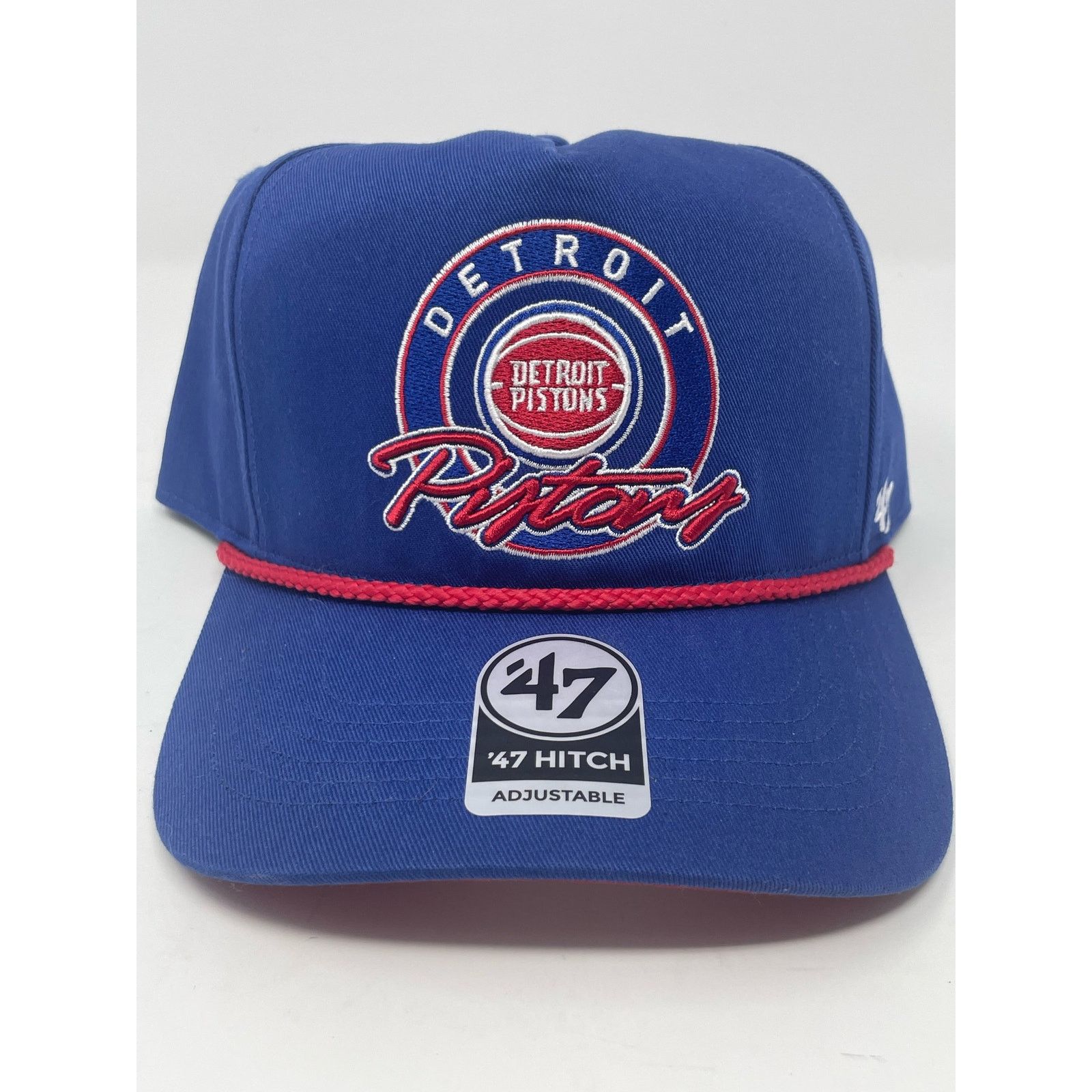 47 Brand Detroit Pistons Royal Ring Tone Snapback Adjustable Hat NEW Size ONE SIZE - 3 Thumbnail