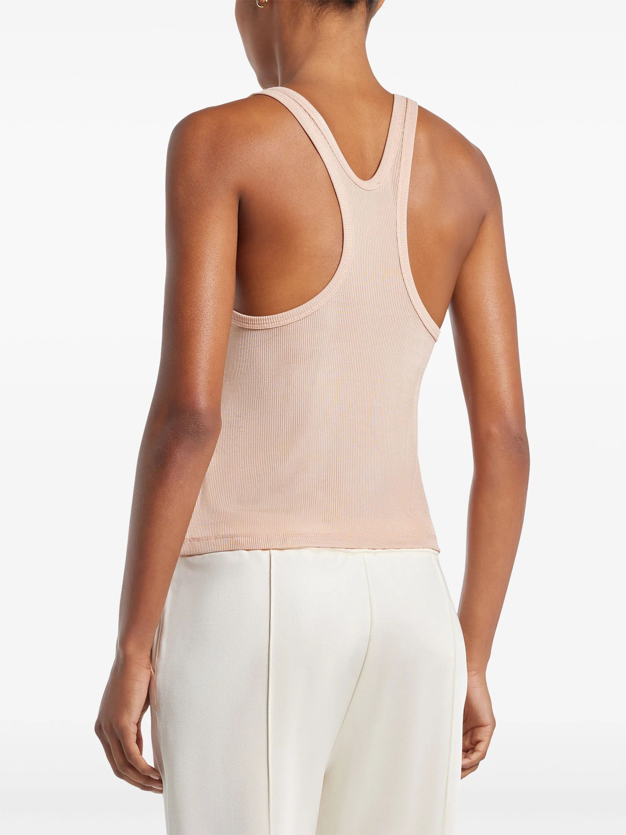 Tom Ford o1w1db10525 TSJ572 Ribbed Tank Top in Pink Size S / US 4 / IT 40 - 4 Thumbnail