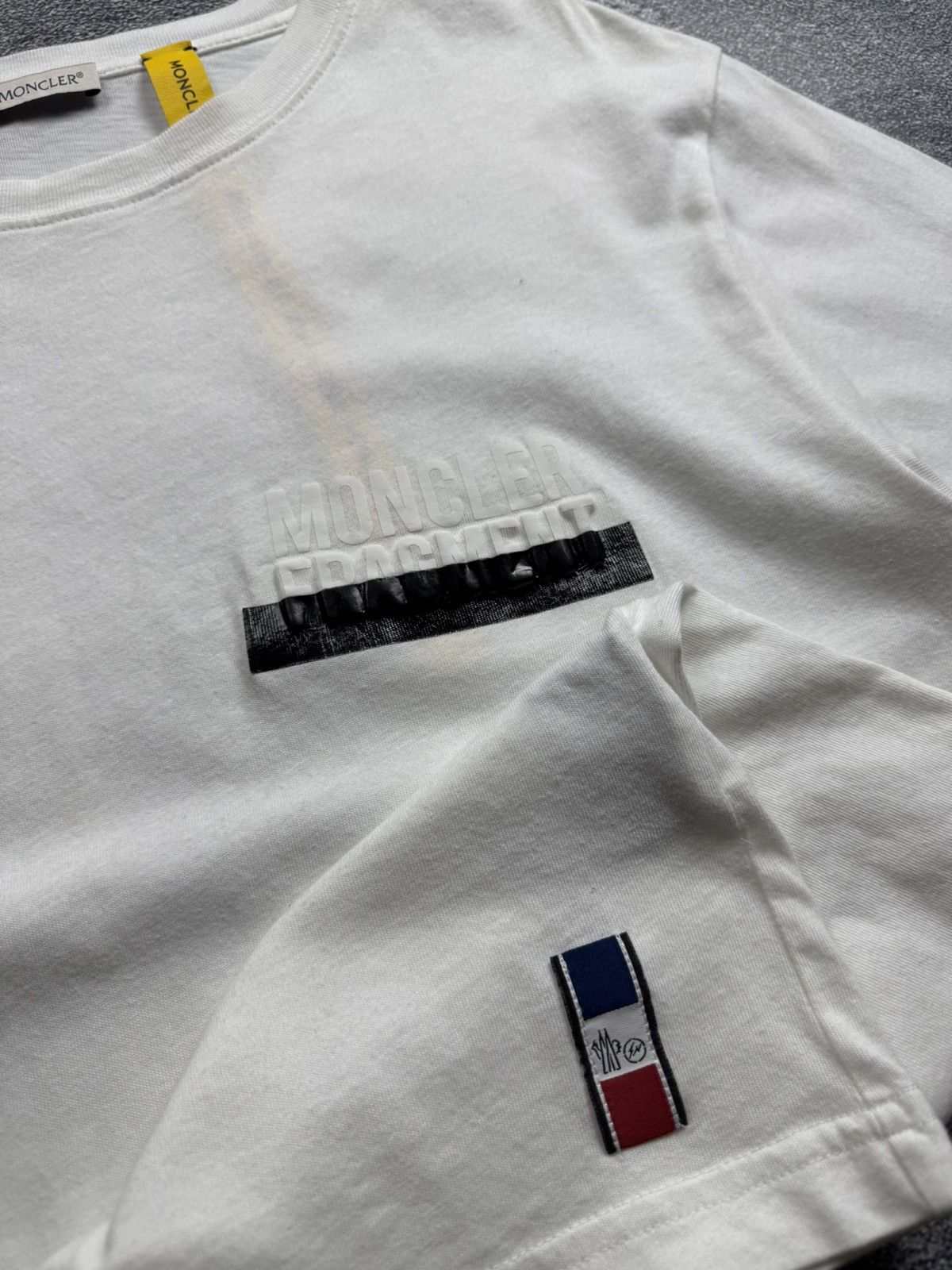 Moncler Moncler Genius x Fragment Design Cotton Logo Maglia T-Shirt Size US S / EU 44-46 / 1 - 4 Thumbnail