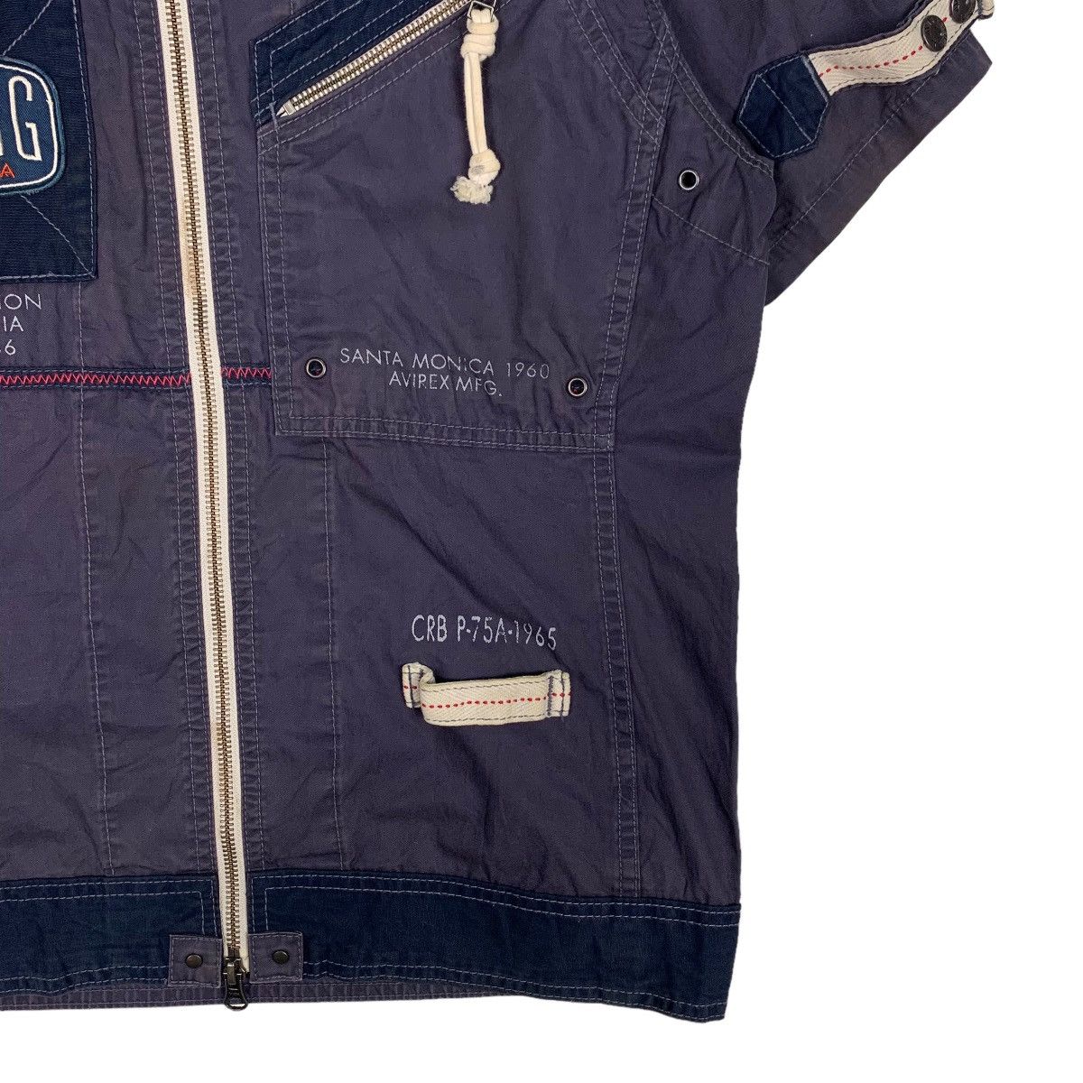 Avirex AVIREX Sailing on the Sea Short Sleeve Jacket #0631-C29 Size US M / EU 48-50 / 2 - 4 Thumbnail