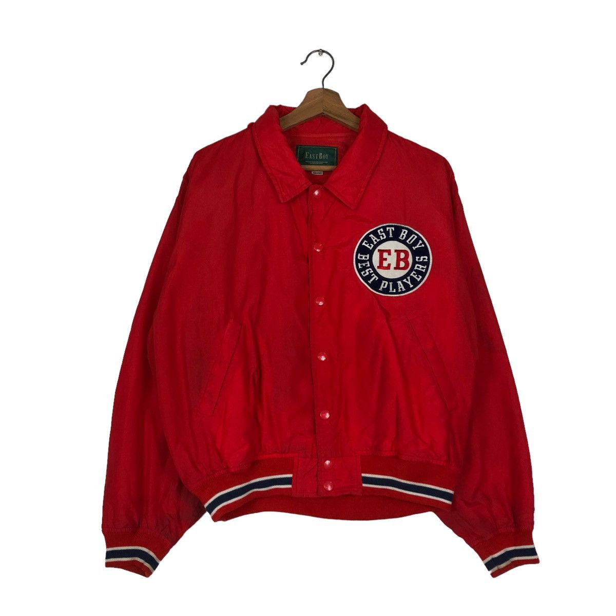 Japanese Brand 📌VINTAGE BOMBER JACKET EAST BOY EMBROIDERY BIG LOGO Size US M / EU 48-50 / 2 - 3 Thumbnail
