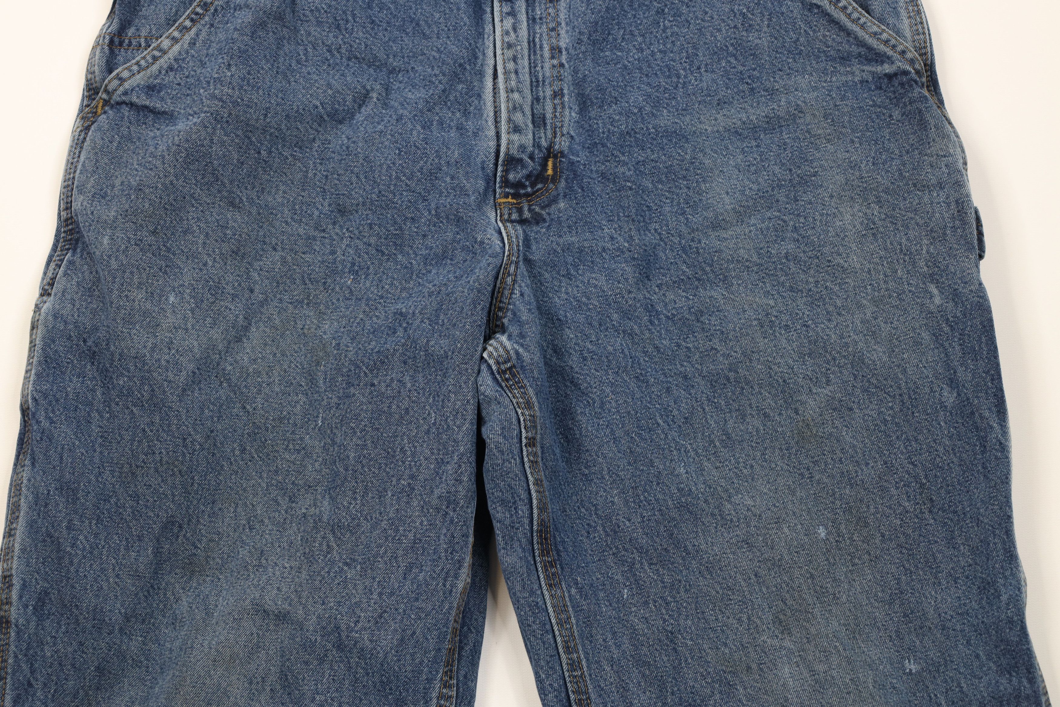 Carhartt Vintage Y2K Carhartt Wide Leg Original Dungaree Denim Jeans Size US 34 / EU 50 - 3 Thumbnail