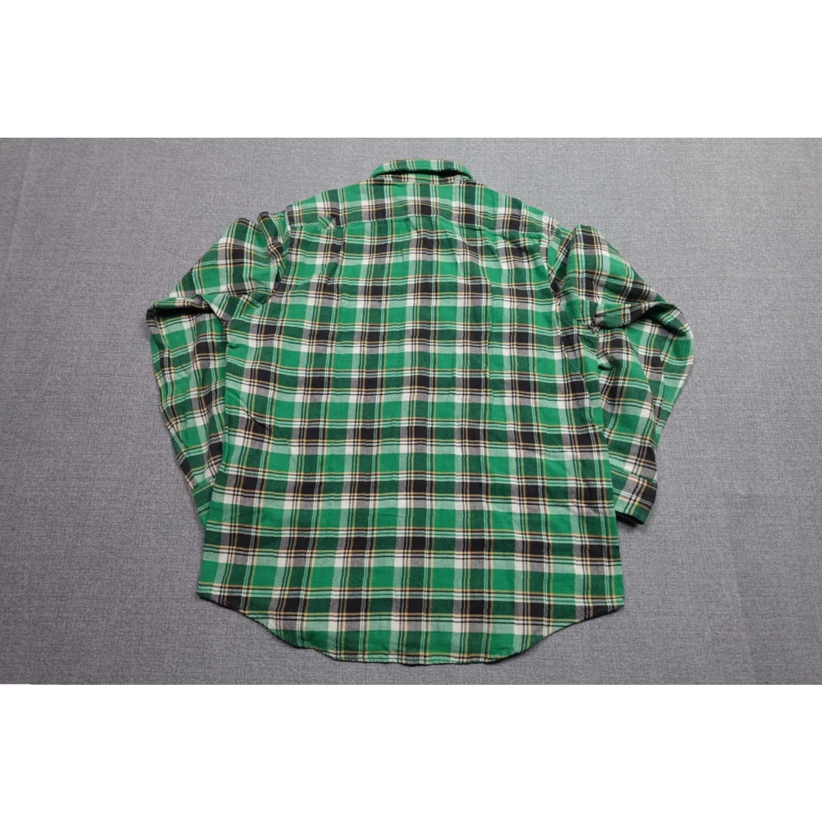 Polo Ralph Lauren Polo Ralph Lauren Twill Button-Up Shirt Mens Large Green Plaid Chin Strap NEW* Size US L / EU 52-54 / 3 - 6 Thumbnail