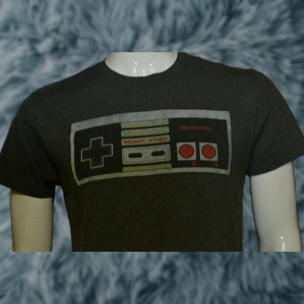 Vintage VINTAGE Retro 80s Nintendo NES Controller Joystick Gamer T Shirt Medium Video Game Size US M / EU 48-50 / 2 - 1 Thumbnail