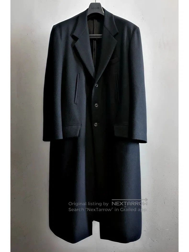 Yohji Yamamoto Yohji Yamamoto 23AW Flannel Wool Coat. Size US XS / EU 42 / 0 - 1 Thumbnail