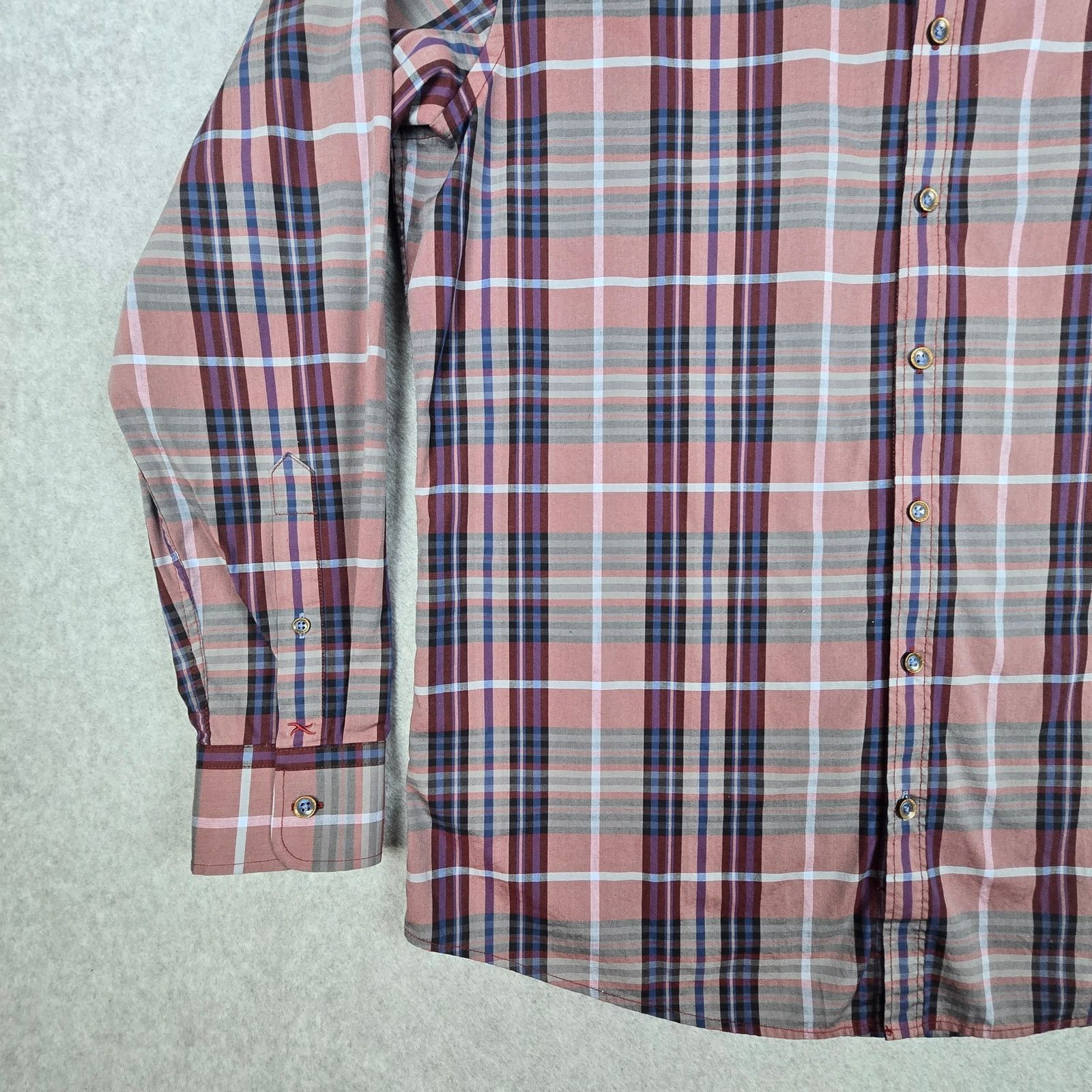 BRAX BRAX Large 41-42 Plaid Modern-Fit Shirt Size US L / EU 52-54 / 3 - 5 Thumbnail