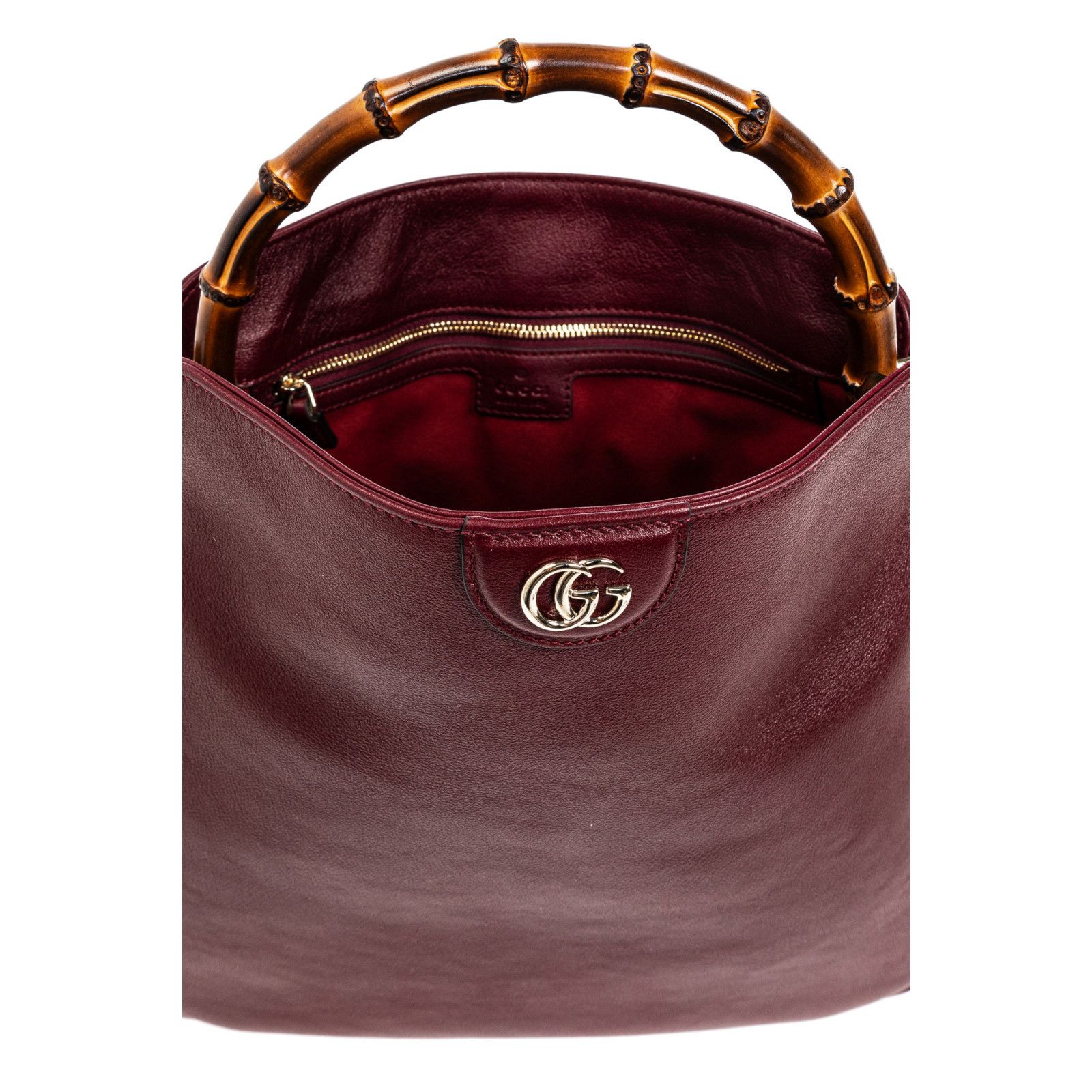 Gucci GUCCI Diana Medium Red Leather Shoulder Bag New & Authentic Size ONE SIZE - 4 Thumbnail