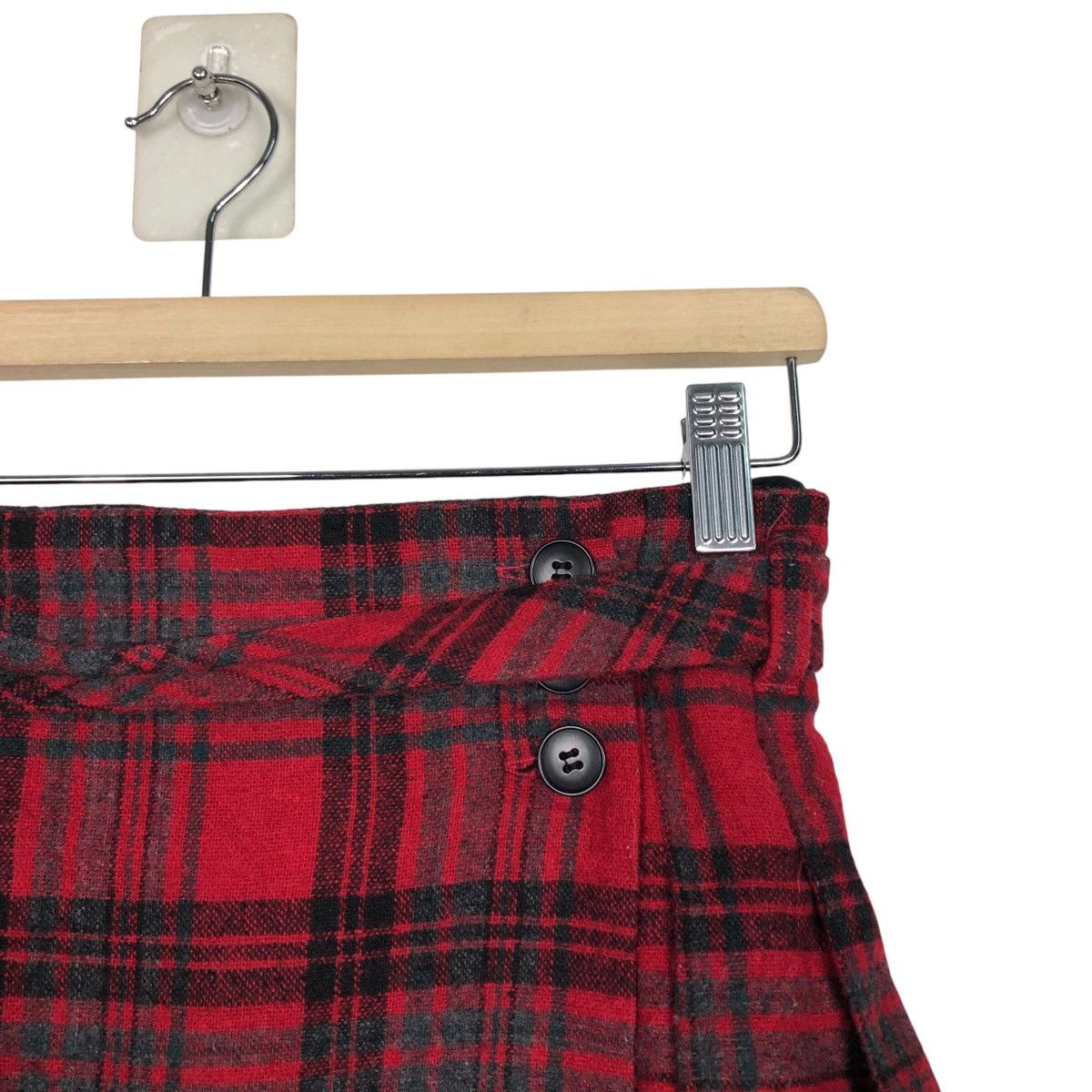 agnes b. 📌Short Skirt Agnes B. Enfant Check Tartan Design Punk Style Size 28" / US 6 / IT 42 - 12 Thumbnail