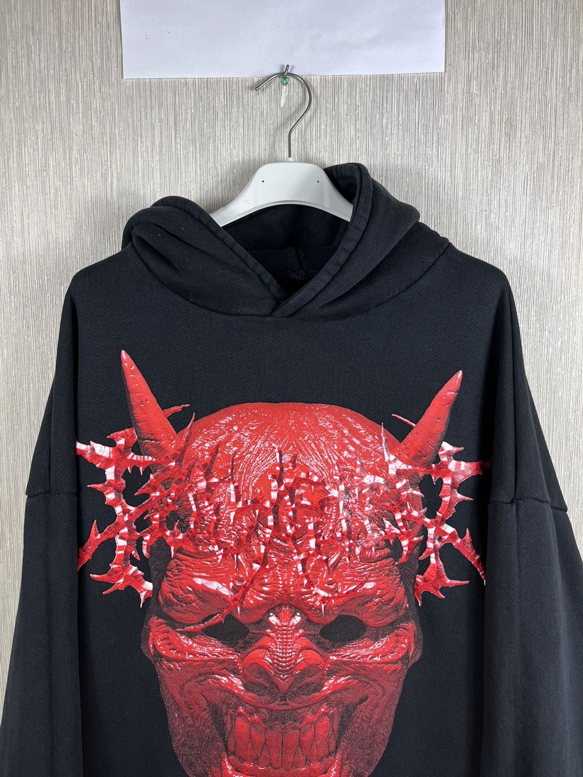 Band Tees × Los Angeles Apparel × ROSE IN GOOD FAITH Rose in good faith x Polyphia demon raw oversized hoodie Size US S / EU 44-46 / 1 - 5 Thumbnail