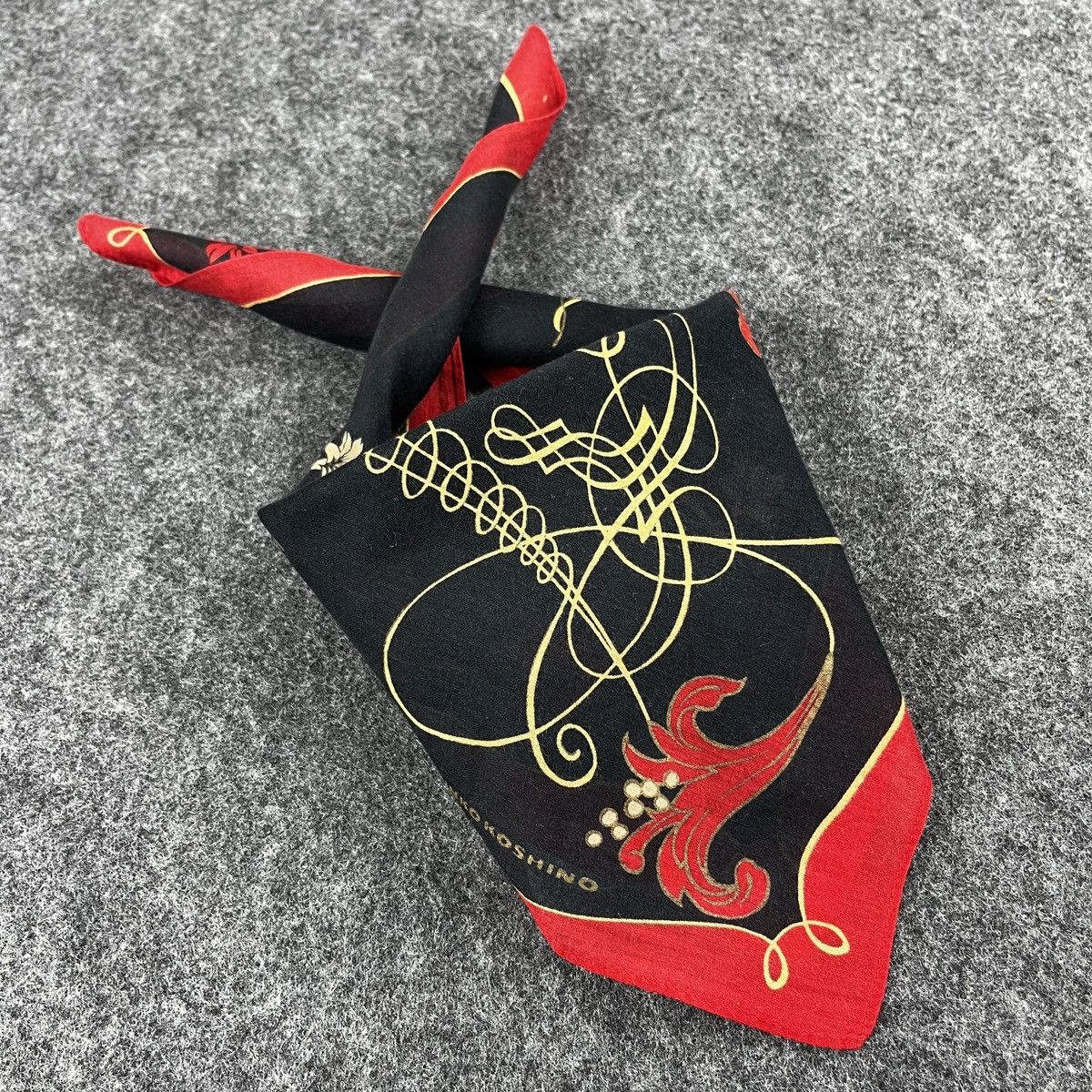 Japanese Brand × Vintage Junko Koshino Handkerchief / Bandana / Neckerchief B344 Size ONE SIZE - 7 Thumbnail