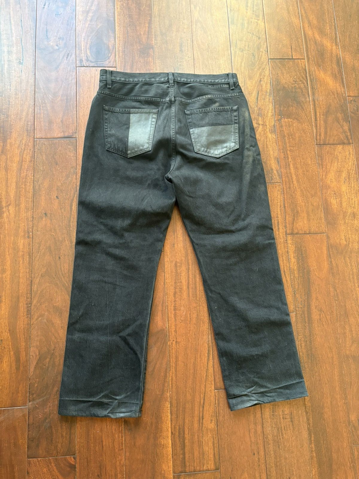 Helmut Lang Helmut Lang Waxed Pocket Pants Size US 34 / EU 50 - 2 Thumbnail