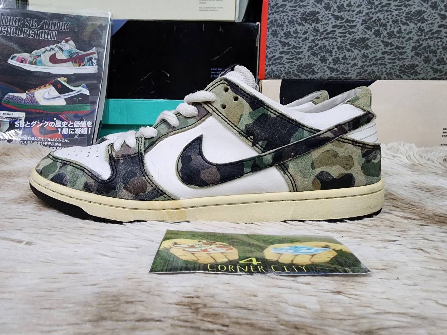 Nike Sb Dunk Low Camo Legion Green