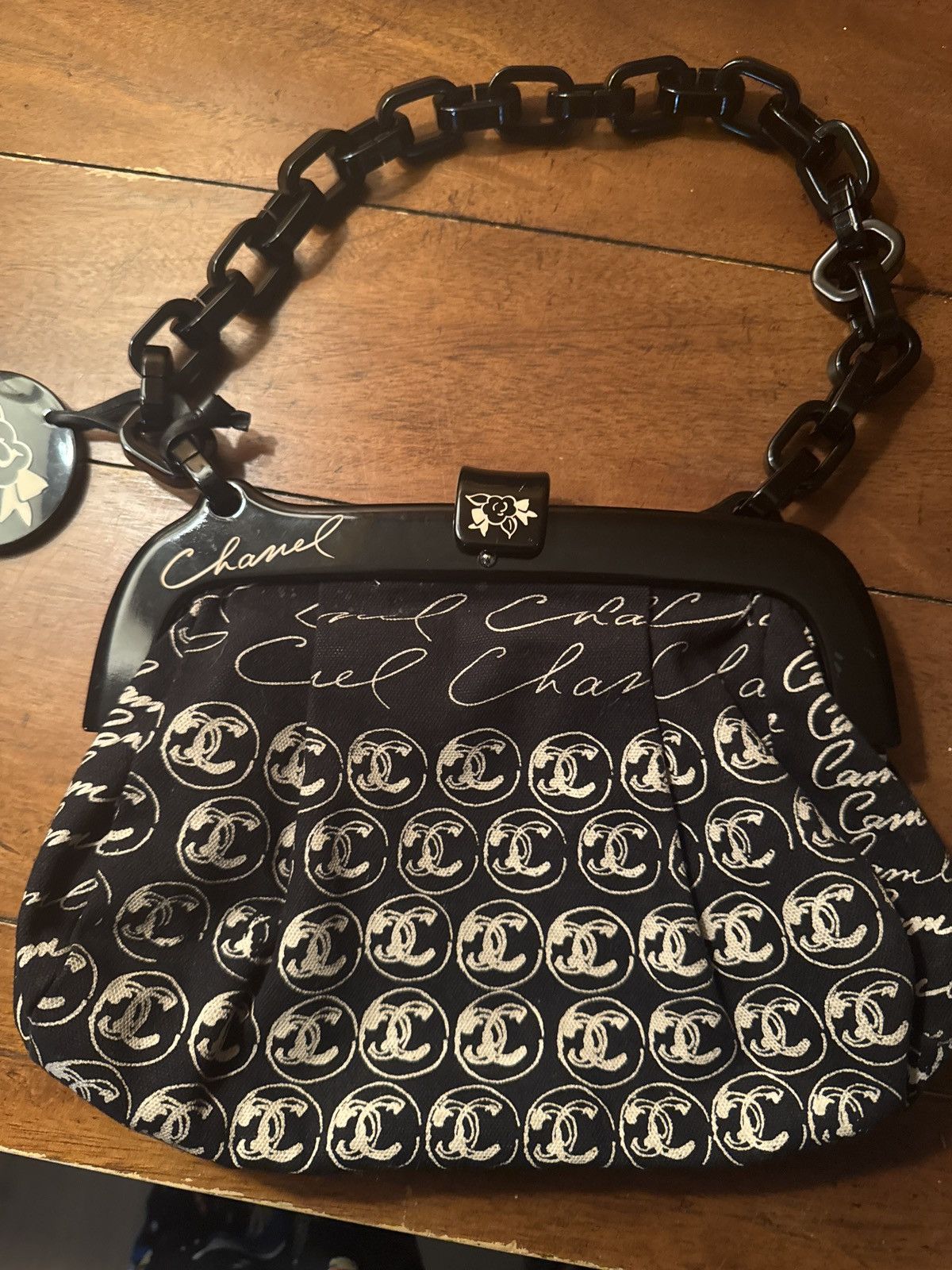 Chanel Chanel cruise line black canvas Camellia bag Size ONE SIZE - 1 Thumbnail