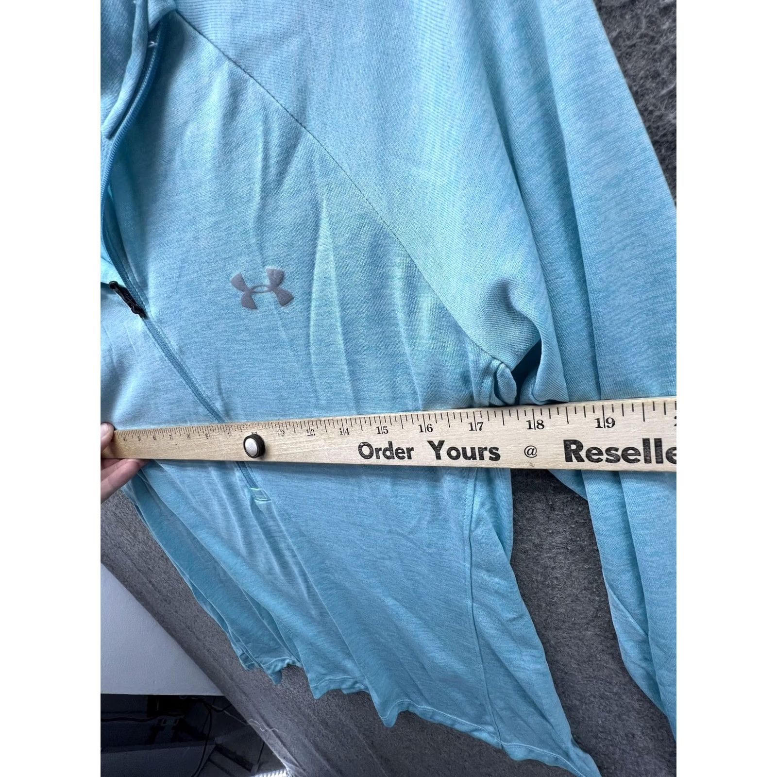 Under Armour Under Armour HeatGear Pullover Mens Medium Blue 1/4 Zip Performance Top Size US M / EU 48-50 / 2 - 4 Thumbnail