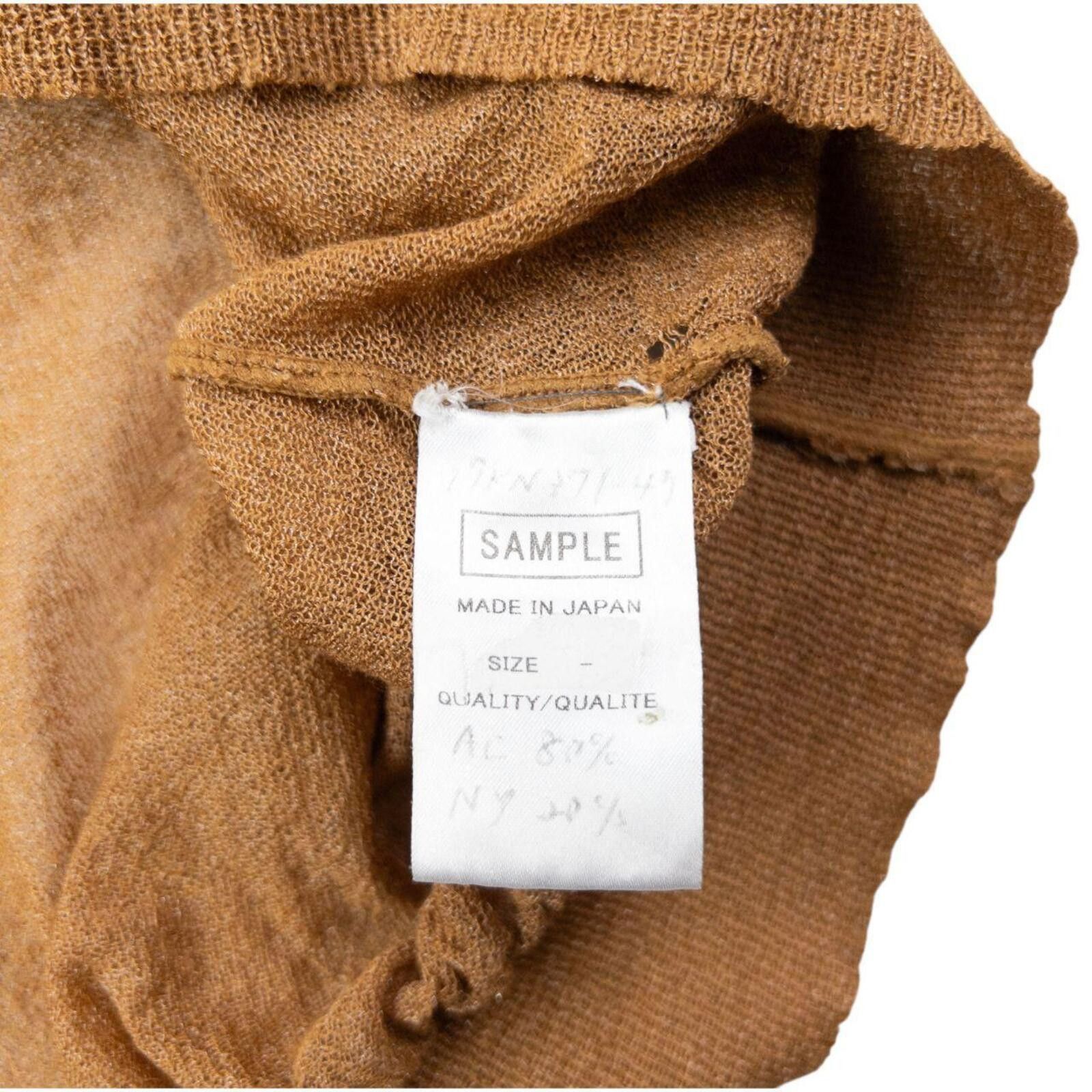 Issey Miyake Vintage 2000s Issey Miyake Sheer Ruched Top SAMPLE Womens XL Size ONE SIZE - 6 Thumbnail