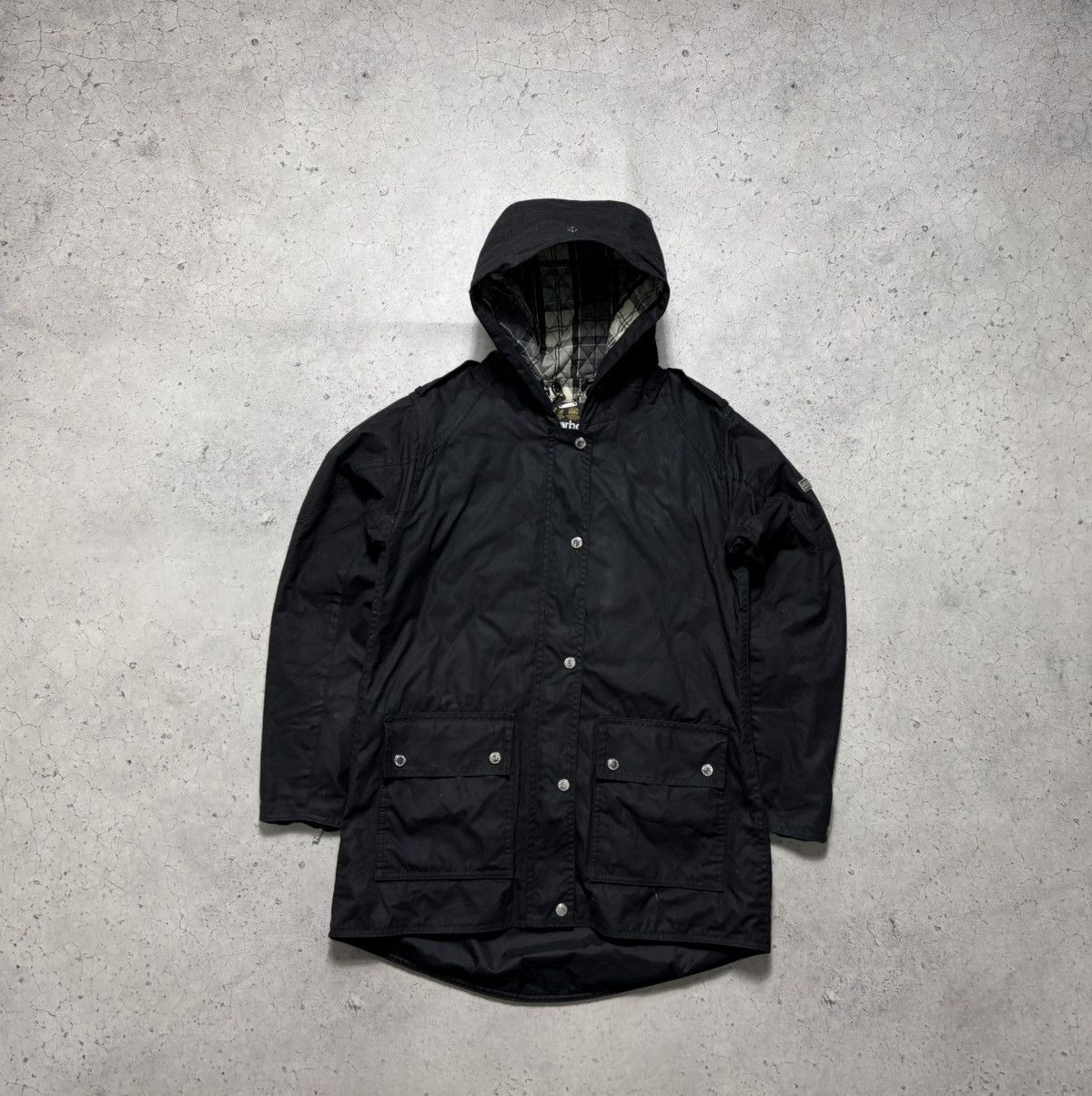 Barbour Barbour Women’s Wax Parka Jacket Size UK 8 Casual Size S / US 4 / IT 40 - 2 Thumbnail