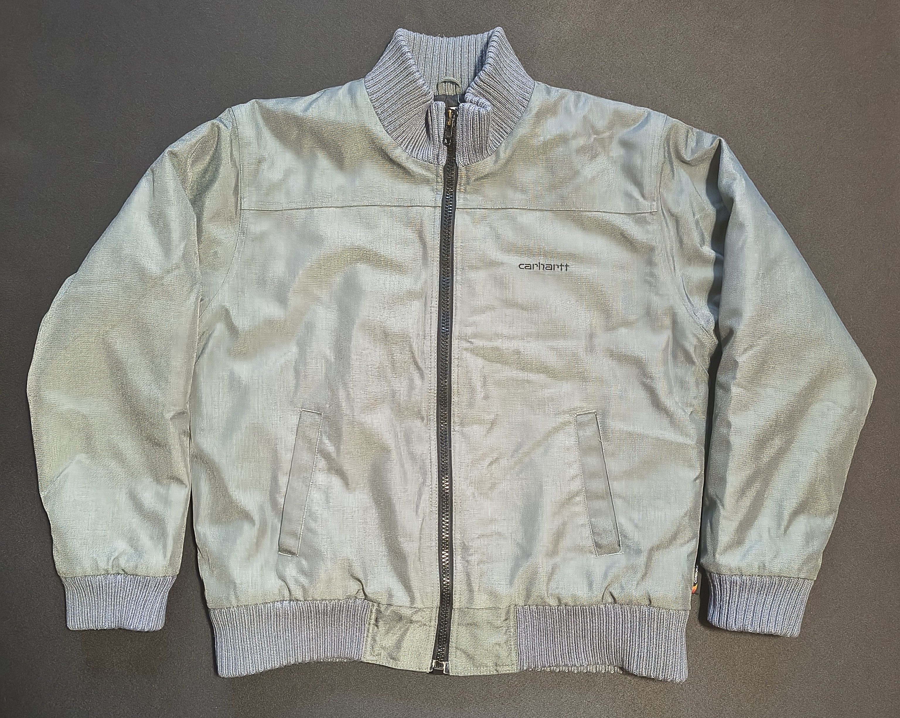 Carhartt Vintage Carhartt Cordura Bomber Jacket – Grey/Olive Size US L / EU 52-54 / 3 - 1 Thumbnail