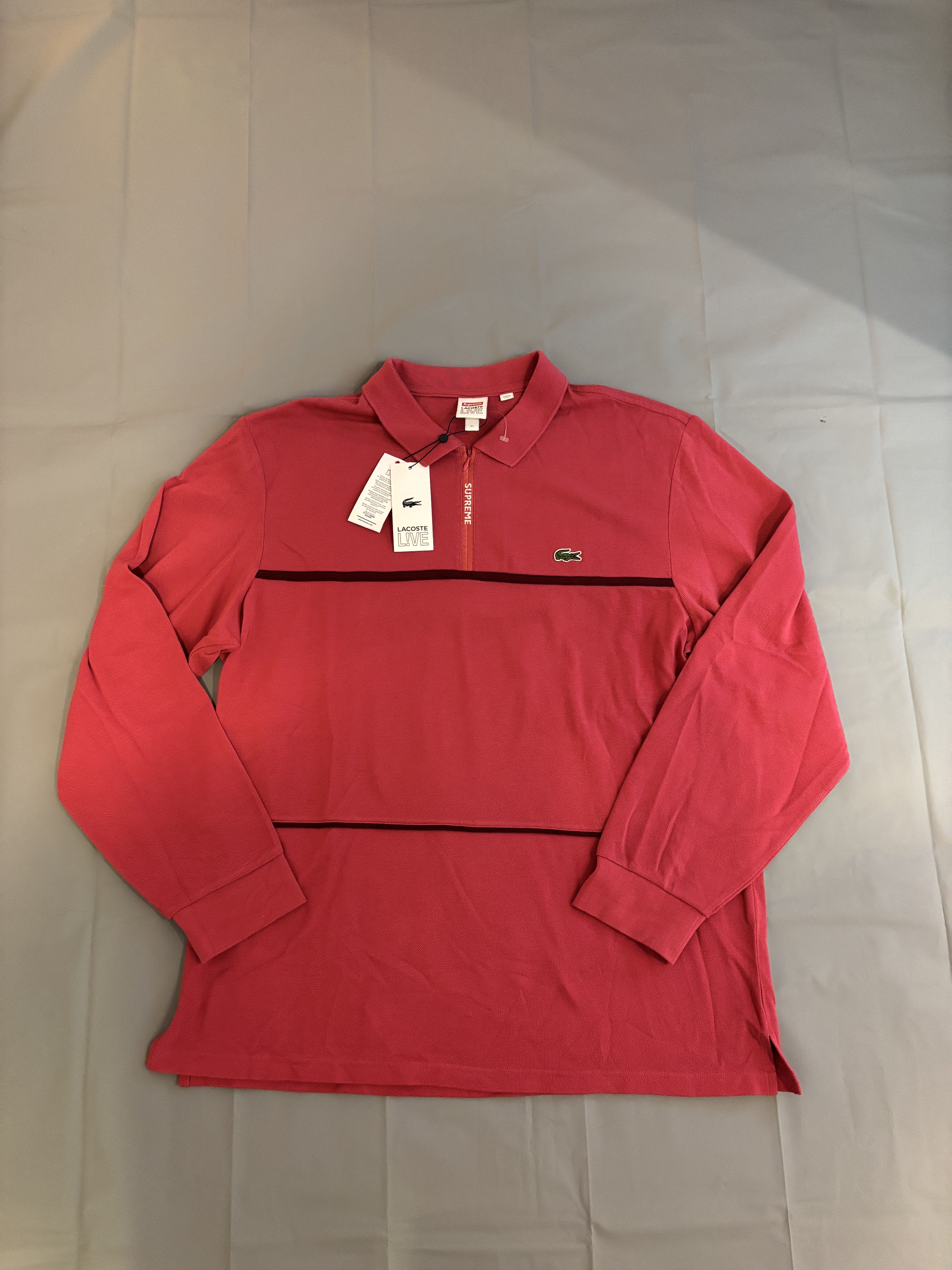 Lacoste × Supreme Supreme X Lacoste Velour Polo | Grailed