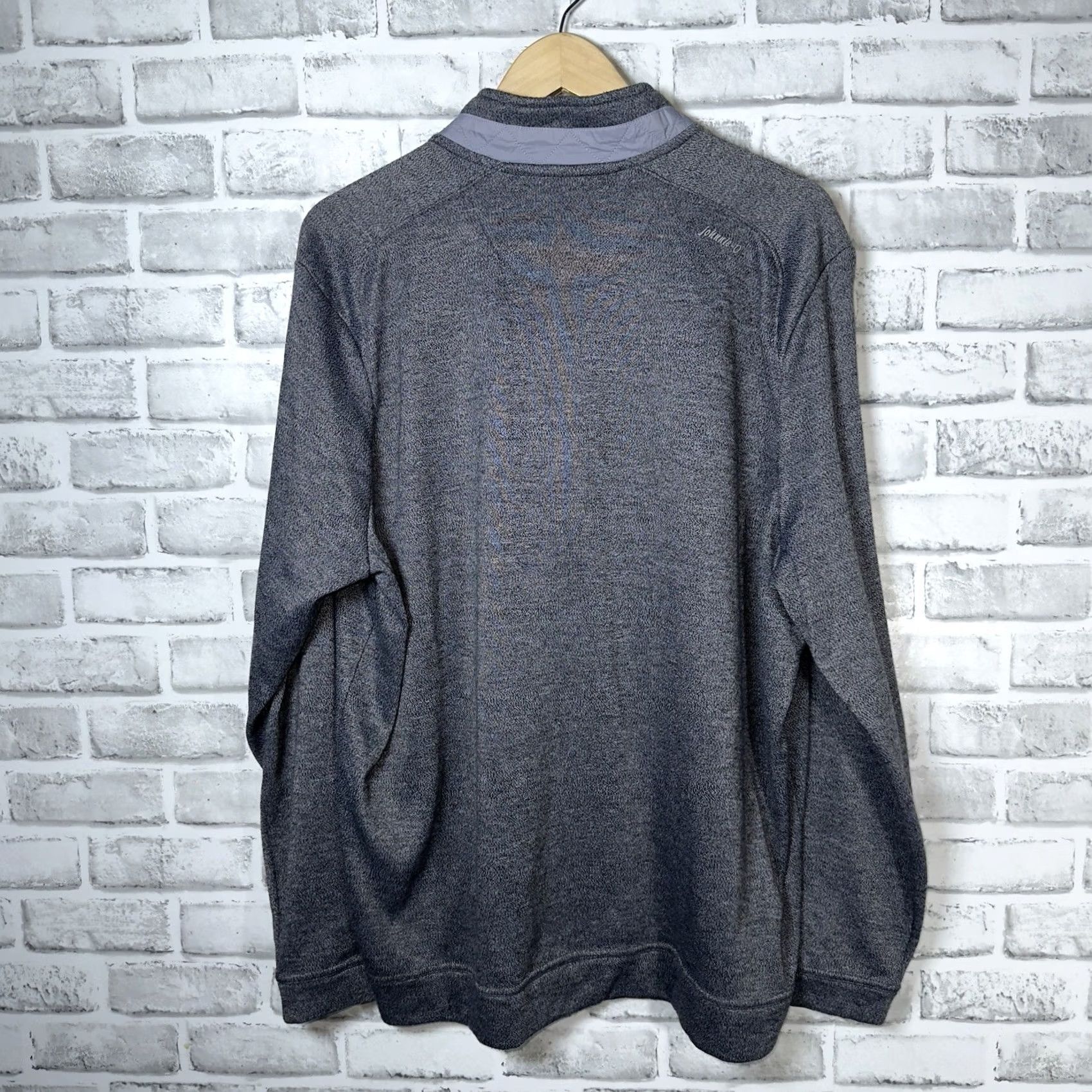 johnnie-O johnnie-O Jacket Mens 2XL Gray Polyester Windbreaker Half-Sip Pullover Size US XXL / EU 58 / 5 - 5 Thumbnail