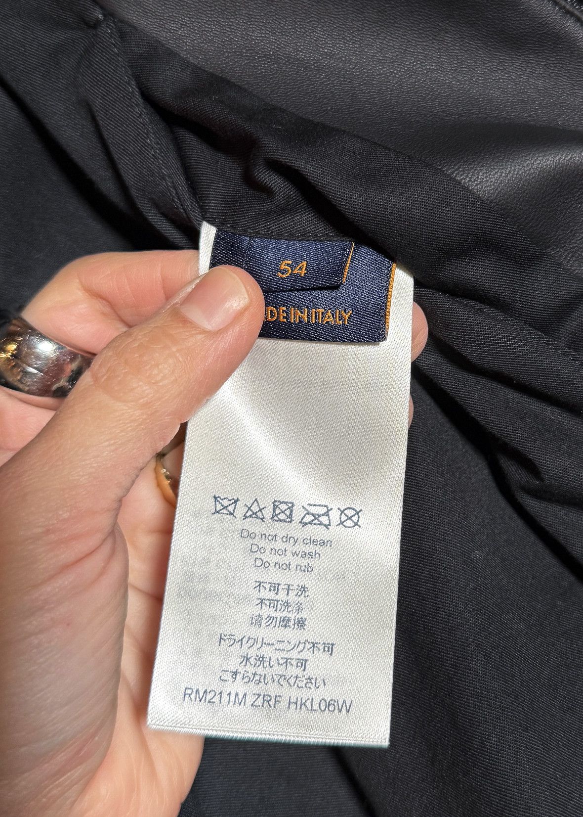 Louis Vuitton Louis Vuitton Black Leather Monogram Flower Mix Nylon Jacket Size US XL / EU 56 / 4 - 13 Thumbnail