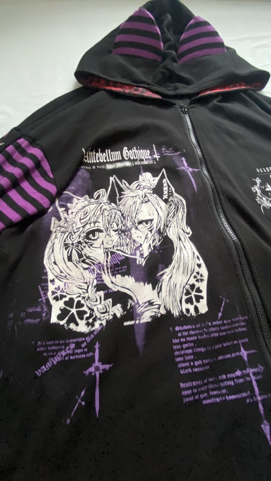 Mari's Rock Antebellum Gothique Cat Ear Zip Size US XL / EU 56 / 4 - 3 Thumbnail