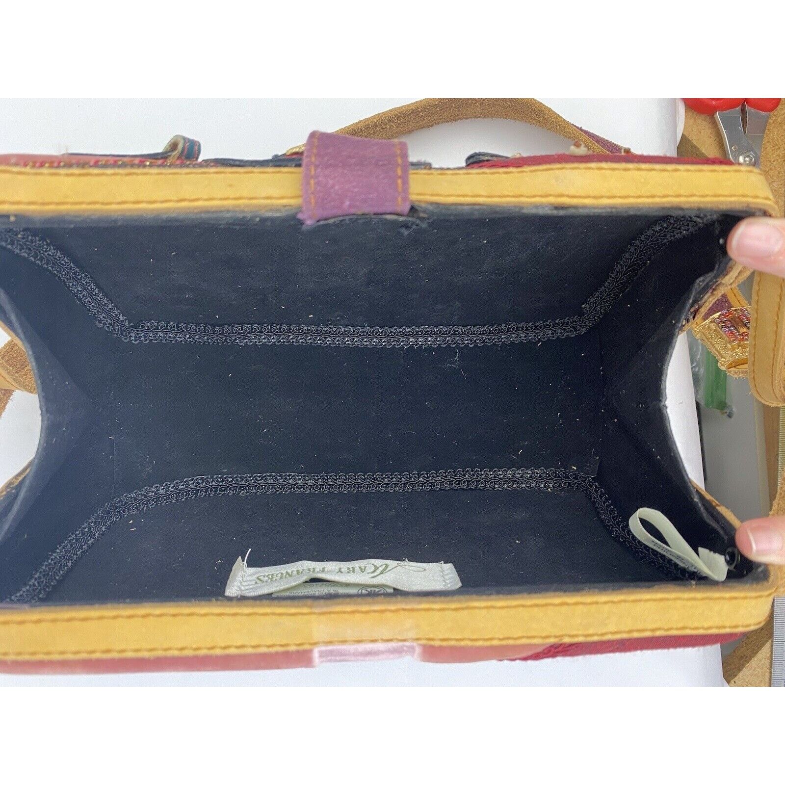 Mary Frances VTG Mary Frances Shoes Heel Beaded Velvet Shoulder Bag Purse Size ONE SIZE - 13 Thumbnail