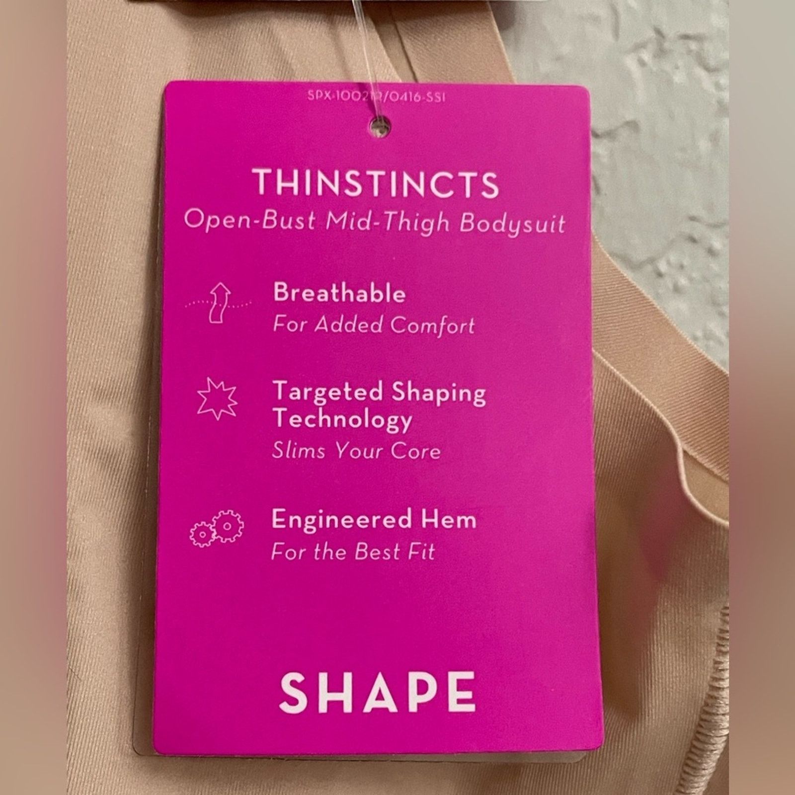 Spanx SPANX Shapewear Thinstincts Open-Bust Bodysuit - Size 1X Size ONE SIZE - 5 Thumbnail