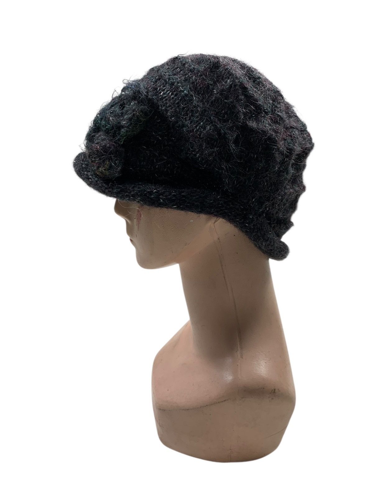 Japanese Brand × Kapital × Vintage Crochet knitted handmade Hairy Beanie Hats RARE Size ONE SIZE - 2 Thumbnail