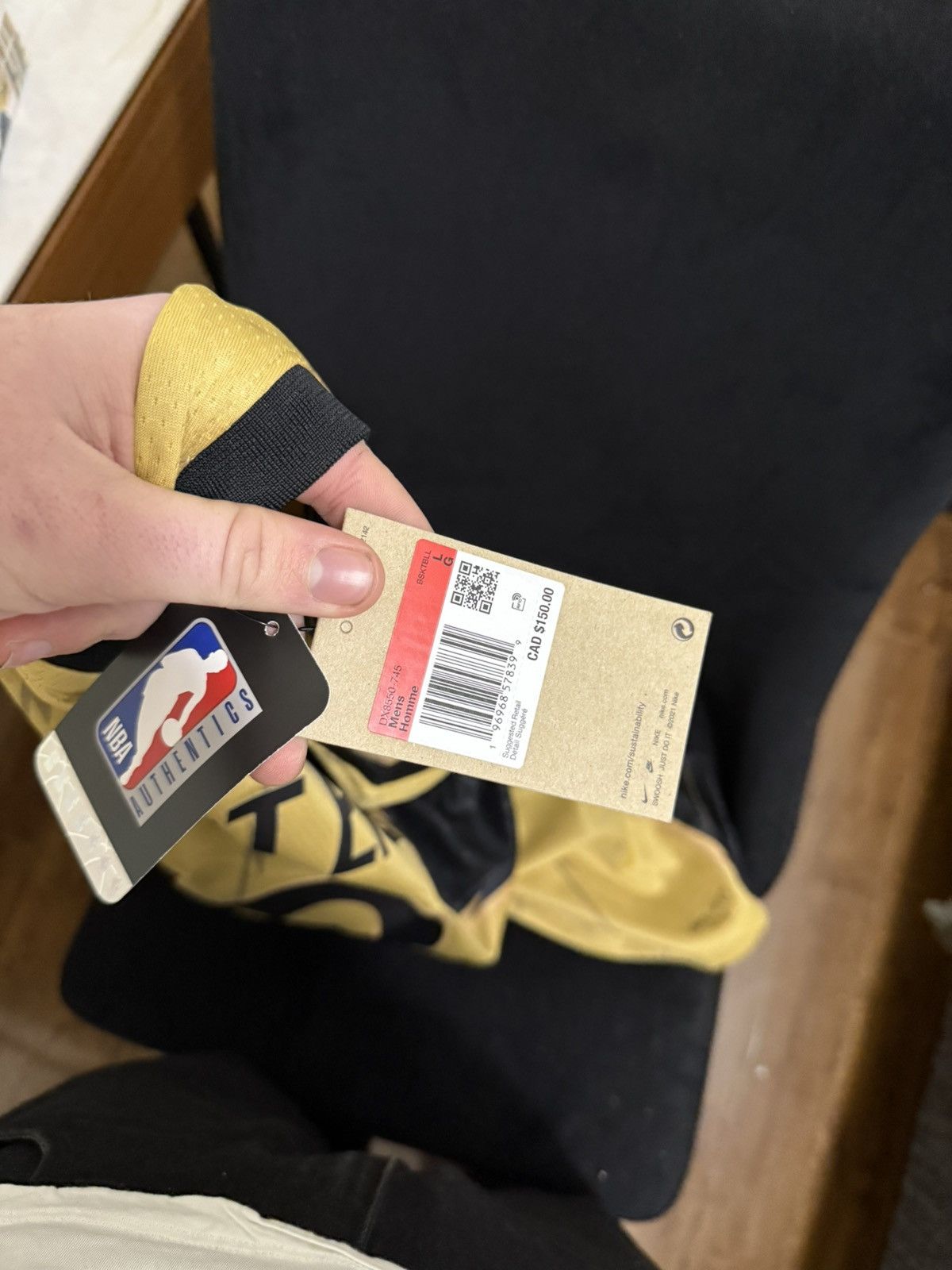 Nike × October's Very Own OVO West end Raptors jersey Size US L / EU 52-54 / 3 - 3 Thumbnail