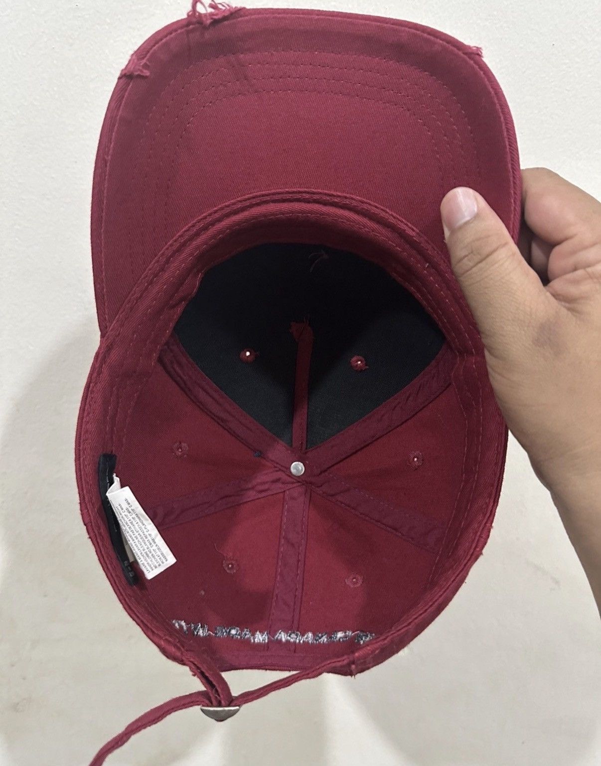 Dsquared2 VTG Dsquared2 Distress Baseball Hat Size ONE SIZE - 6 Thumbnail