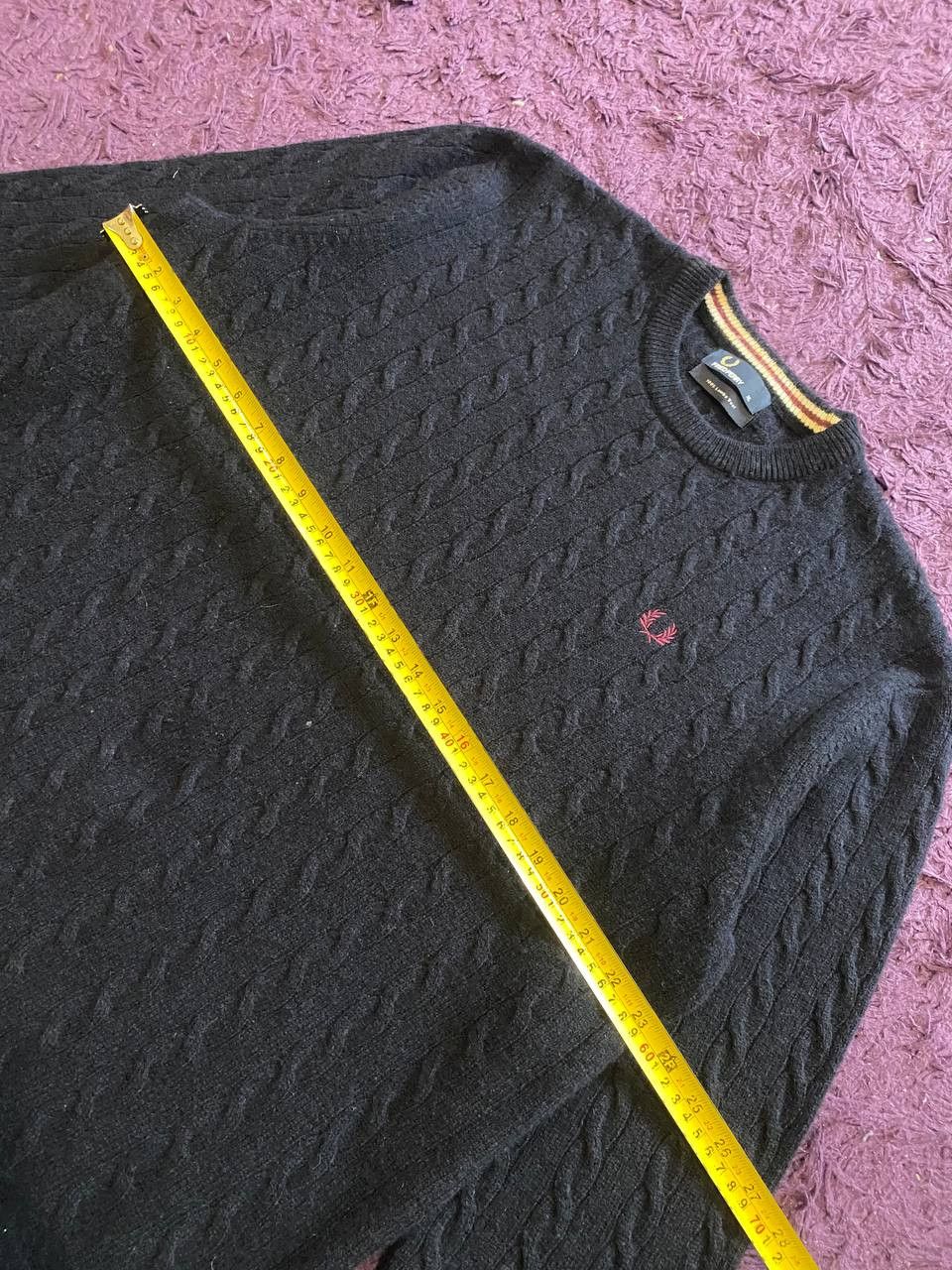 Fred Perry FRED PERRY Men’s Crewneck Sweater Regular Fit Size US XL / EU 56 / 4 - 6 Thumbnail