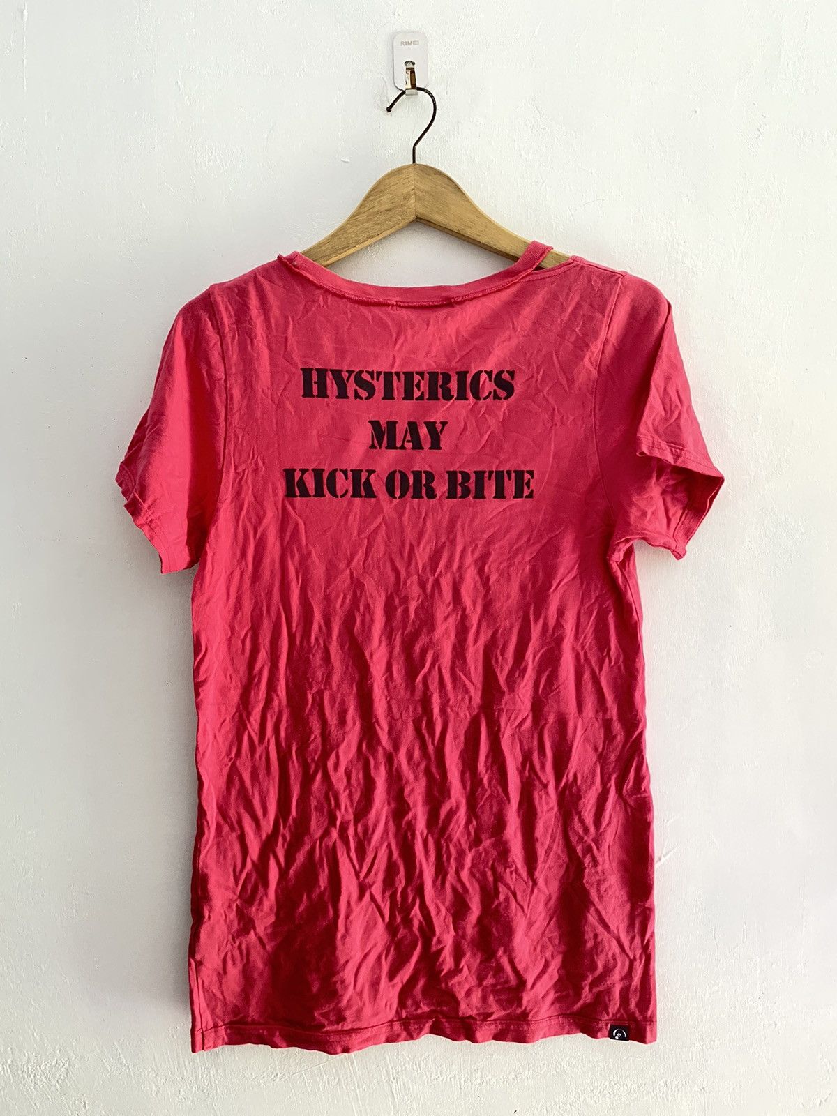Hysteric Glamour × If Six Was Nine × Japanese Brand Vintage Hysteric Glamour Kick Or Bite t-shirts Size US M / EU 48-50 / 2 - 2 Thumbnail
