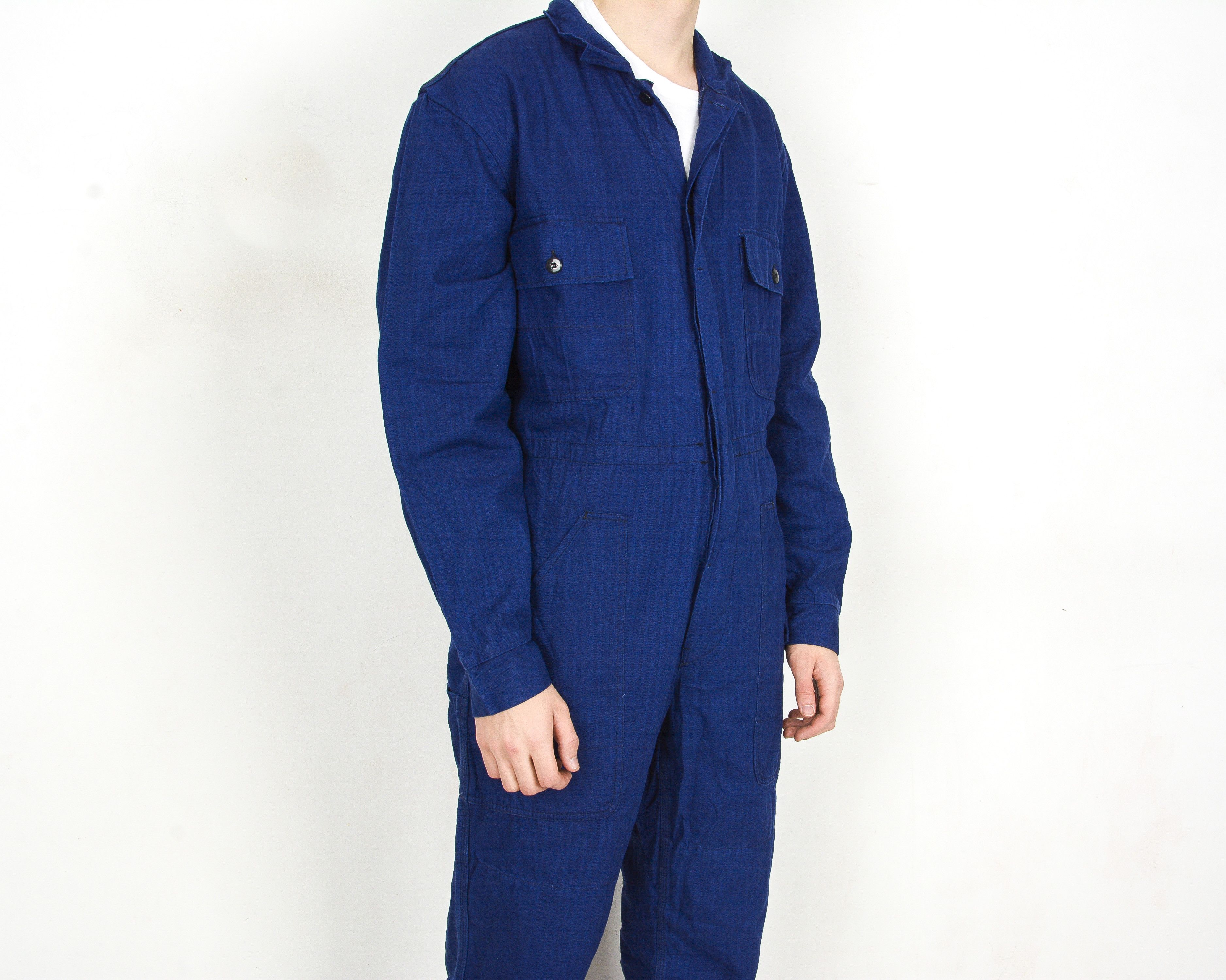Vintage Adina Sanfor 1980's L Worker Boilersuit Jumpsuit Overalls Size US 36 / EU 52 - 4 Thumbnail