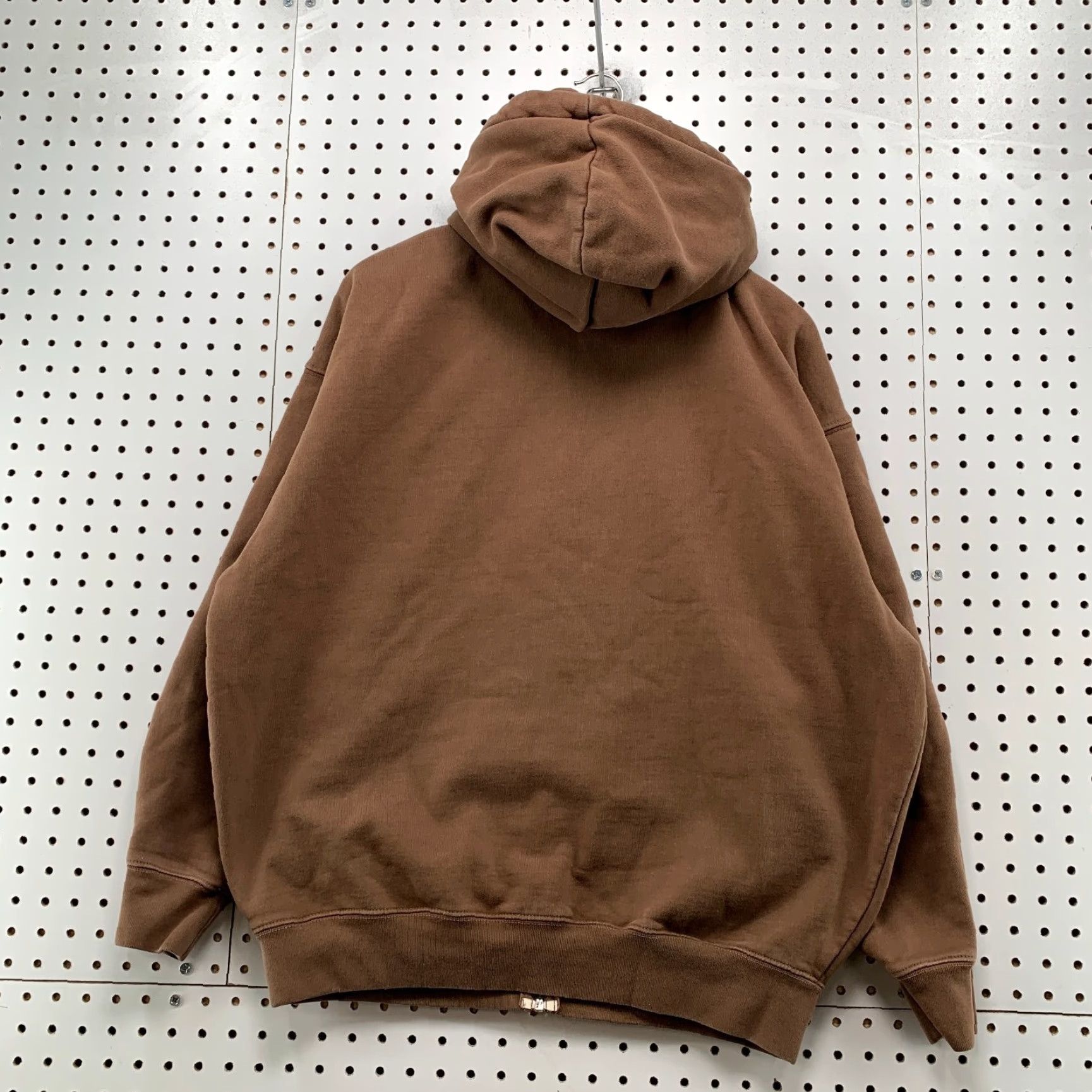 Brandy Melville Brandy Melville Hoodie Sweatshirt Womens One Size Oversize Brown Heavyweight Size ONE SIZE - 2 Thumbnail