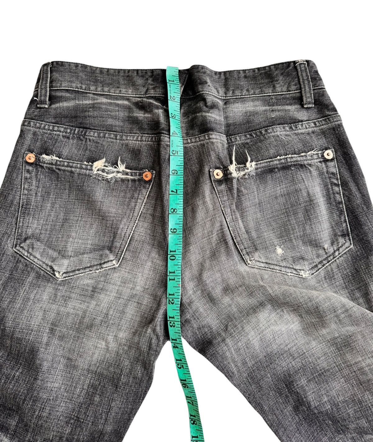 Japanese Brand ⚡️⚡️Izreel By Kazuhiro Takakura Distressed Jeans Zipper Size US 32 / EU 48 - 15 Thumbnail