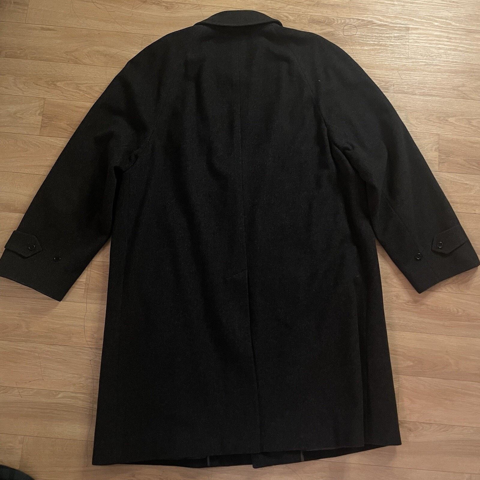 Burberry VINTAGE Burberry Trench Coat jacket CASHEMERE VIRGIN WOOL Size US L / EU 52-54 / 3 - 3 Thumbnail