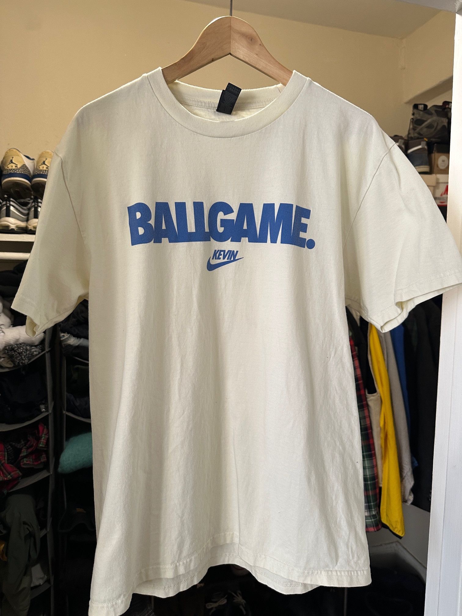 Other Nike Spoof Kevin Ballgame T-Shirt White Blue Large Size US L / EU 52-54 / 3 - 1 Thumbnail
