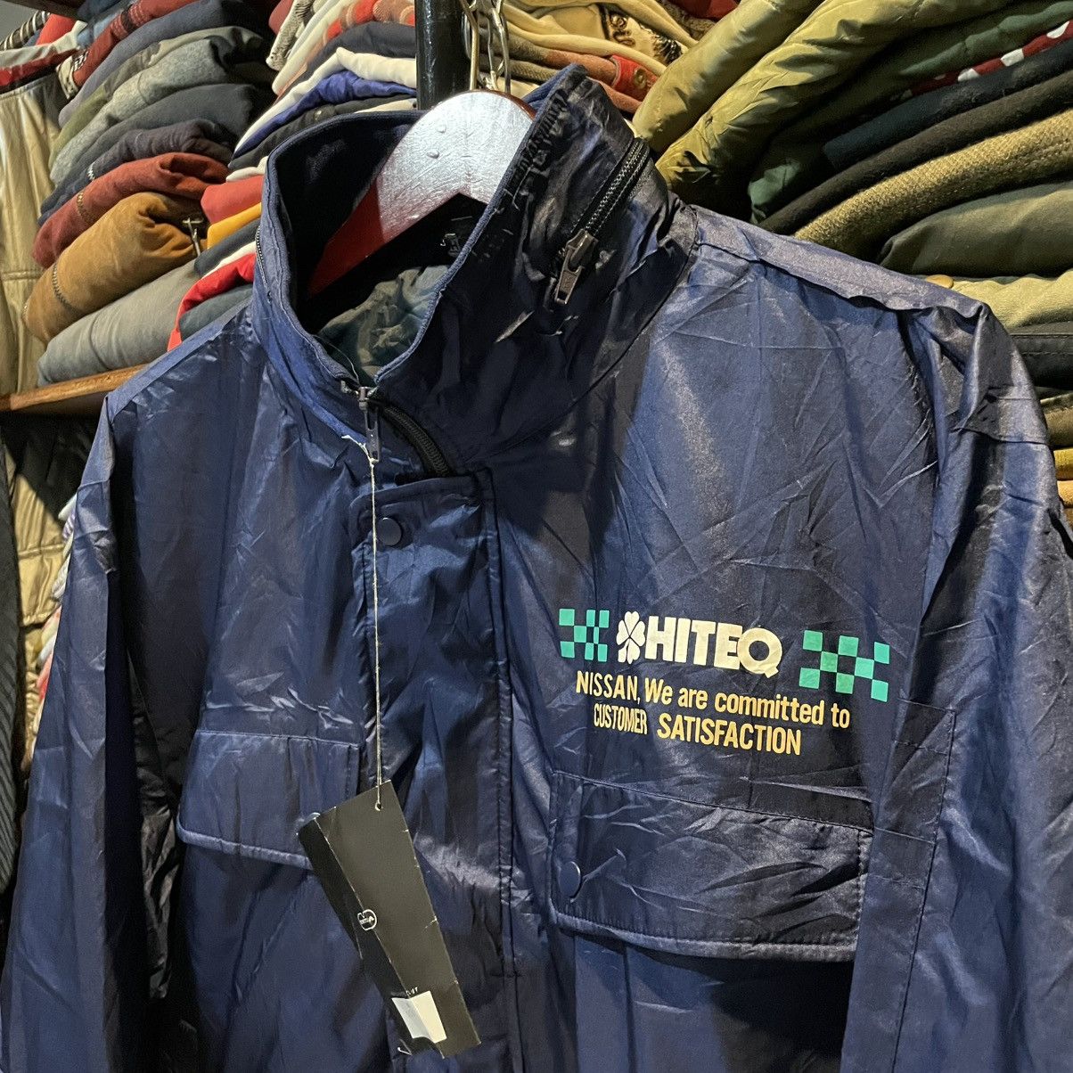 Nissan × Vintage Nissan Motorsport International Hi Teq Racing Jacket JDM Size US L / EU 52-54 / 3 - 3 Thumbnail