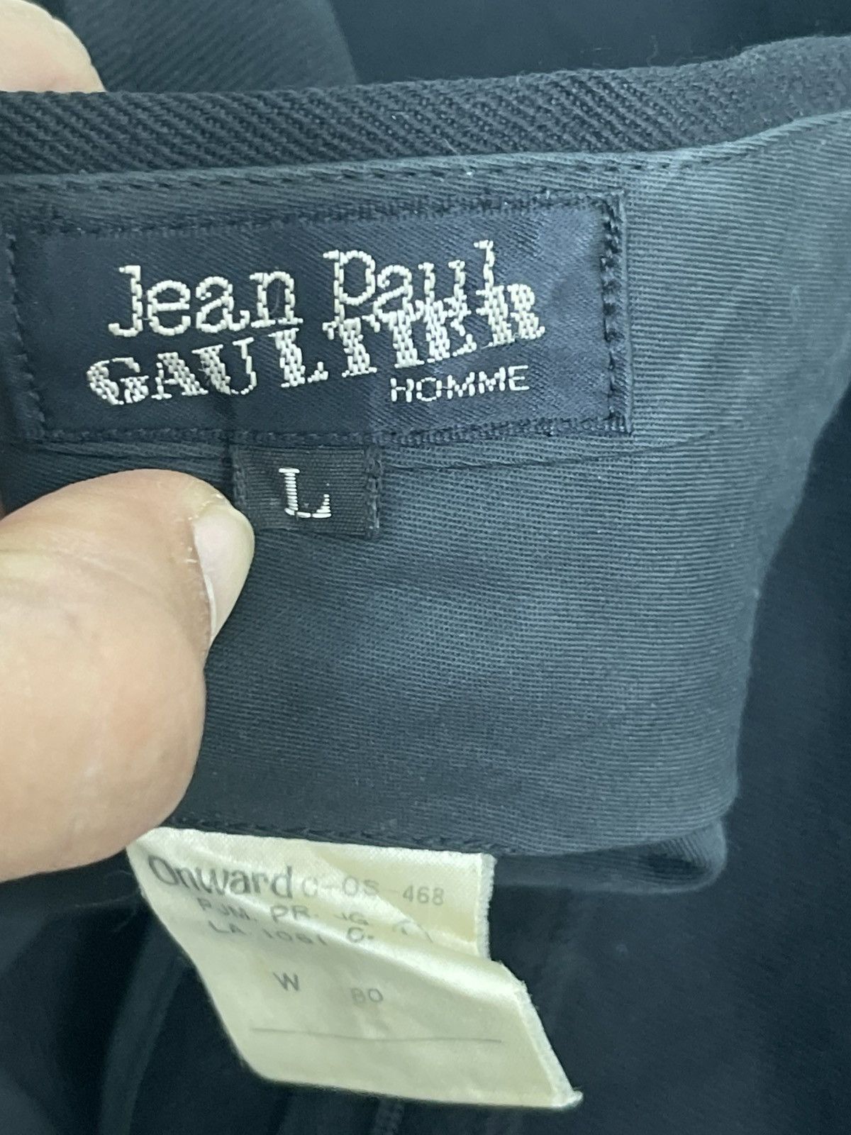 Jean Paul Gaultier Baggy Wide Trouser JPG Chrome Dior Erd cdg amiri yohji 2🟦9 Size US 30 / EU 46 - 14 Thumbnail