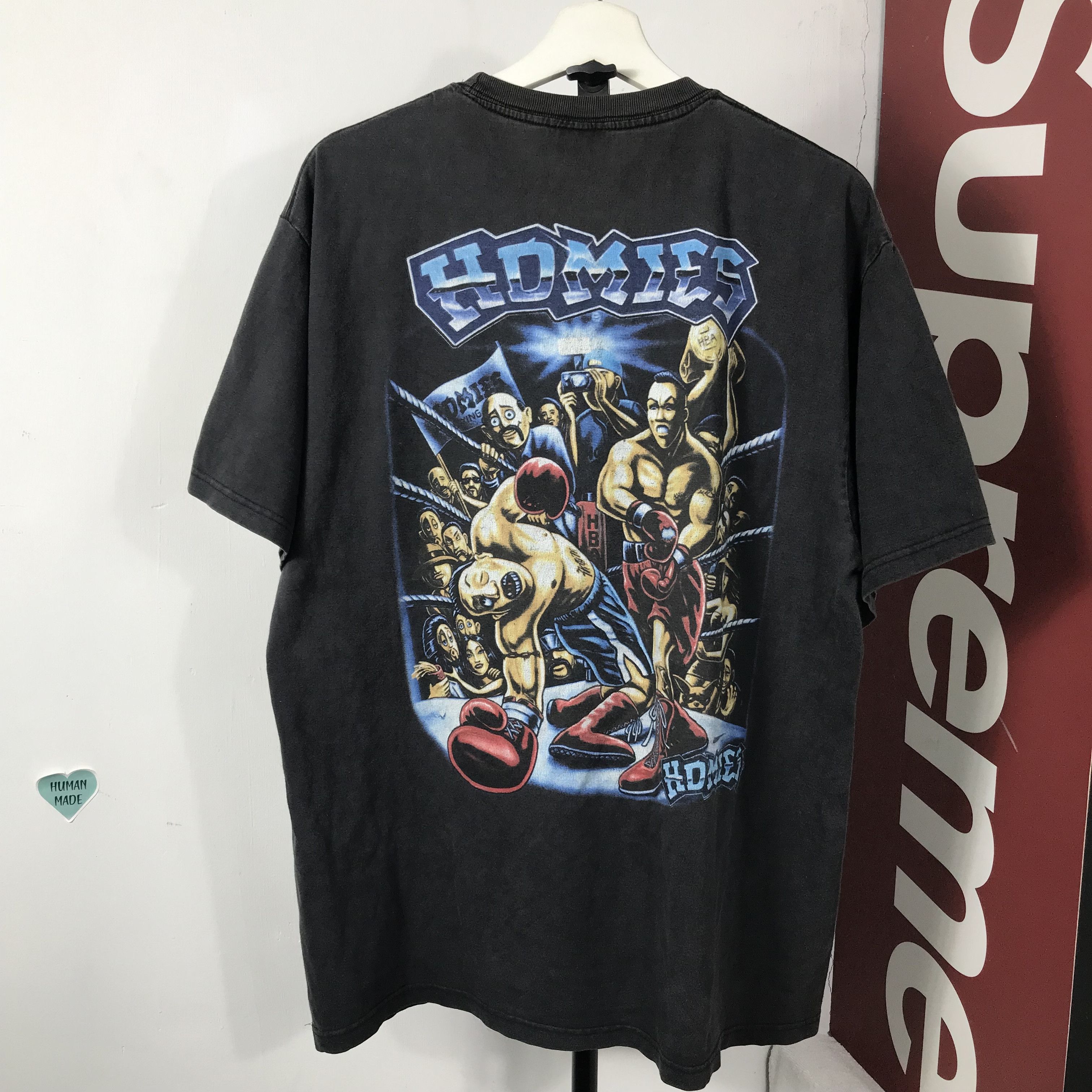 Homies 90s Homies Mexican Lowrider Hip Hop muhamad ali boxing shirt Size US L / EU 52-54 / 3 - 1 Thumbnail