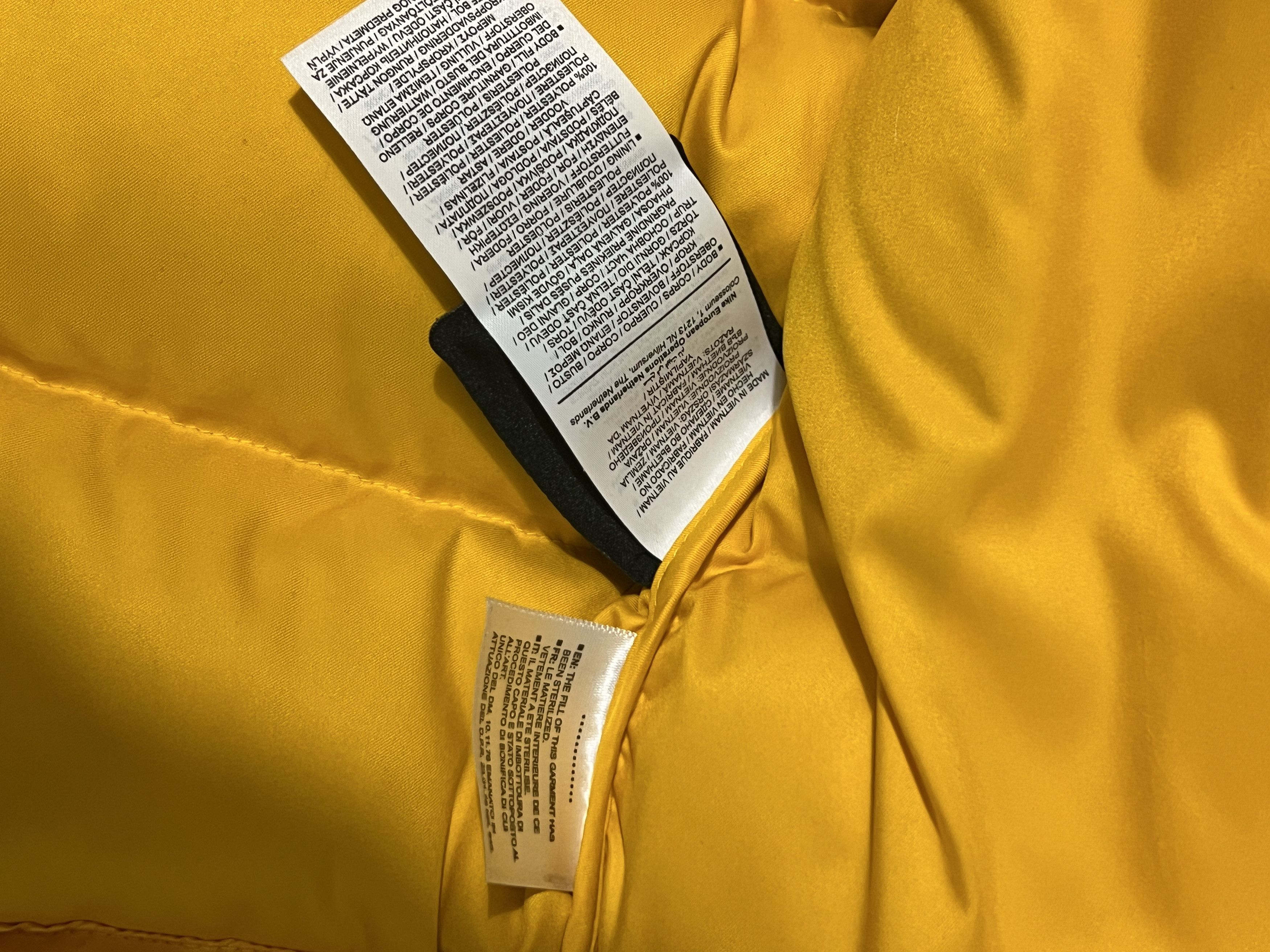 Drake Nike x NOCTA Yellow Sunset Puffer Jacket Size US M / EU 48-50 / 2 - 8 Thumbnail