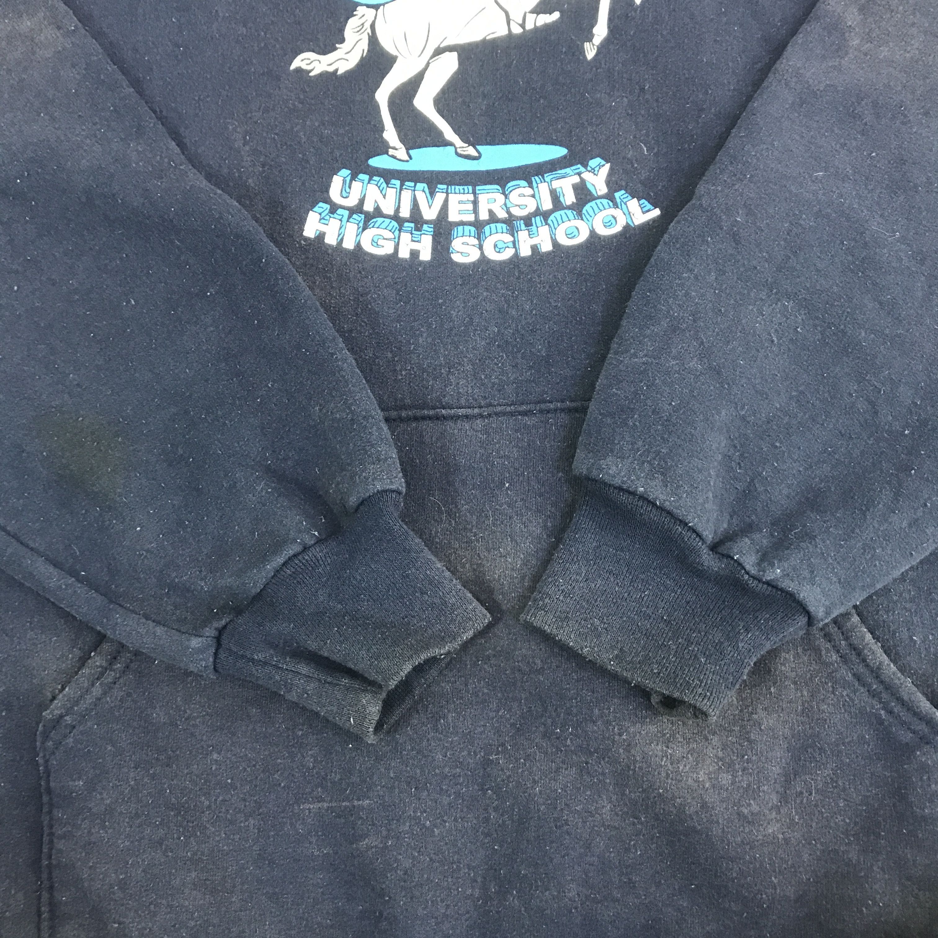 Vintage DREAM BIG UNIVERSITY HIGH SCHOOL FADED HOODIE K126B15 Size US L / EU 52-54 / 3 - 7 Thumbnail