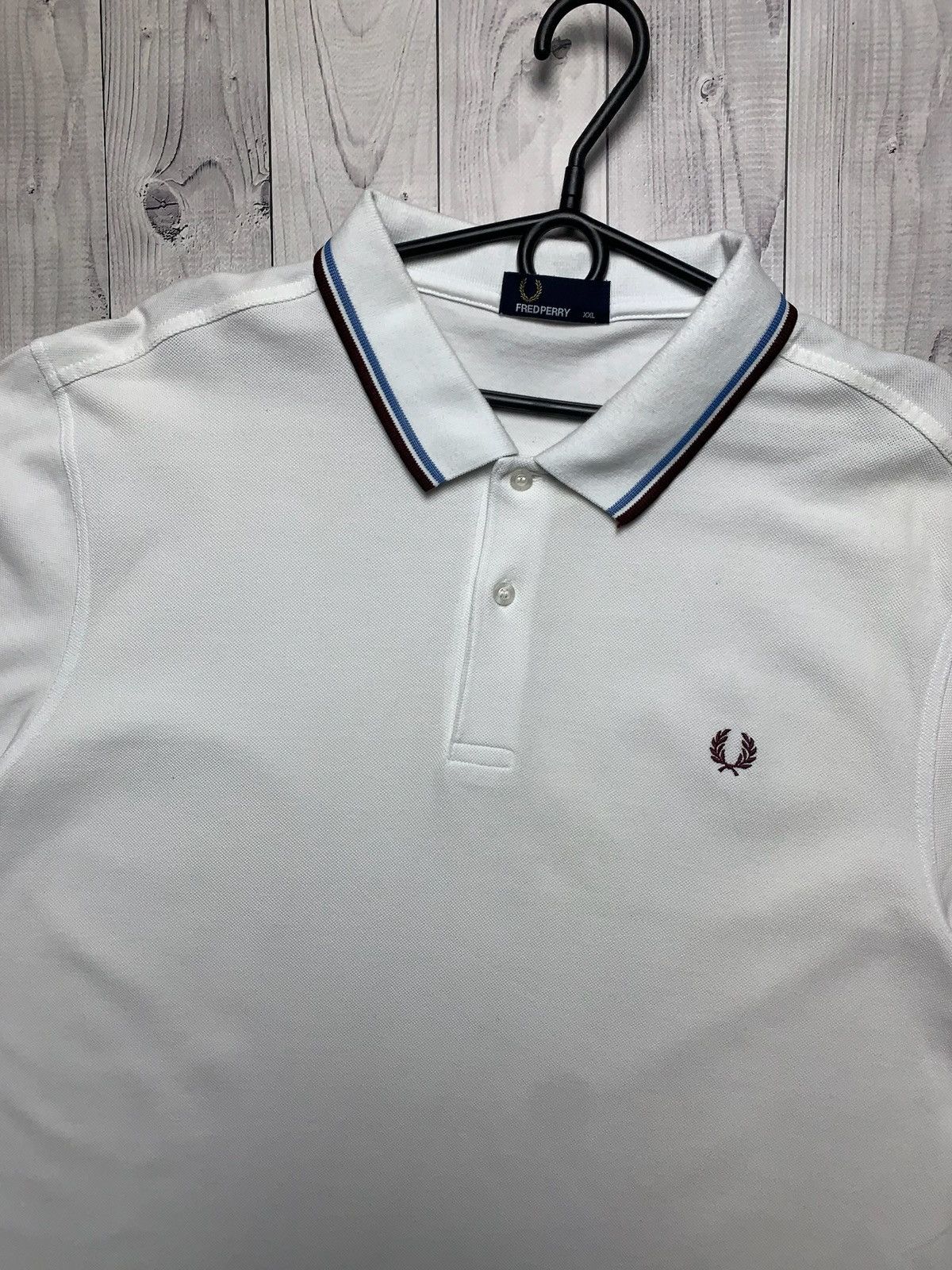 Fred Perry × Vintage Vintage Fred Perry size XXl polo white Size US XXL / EU 58 / 5 - 2 Thumbnail