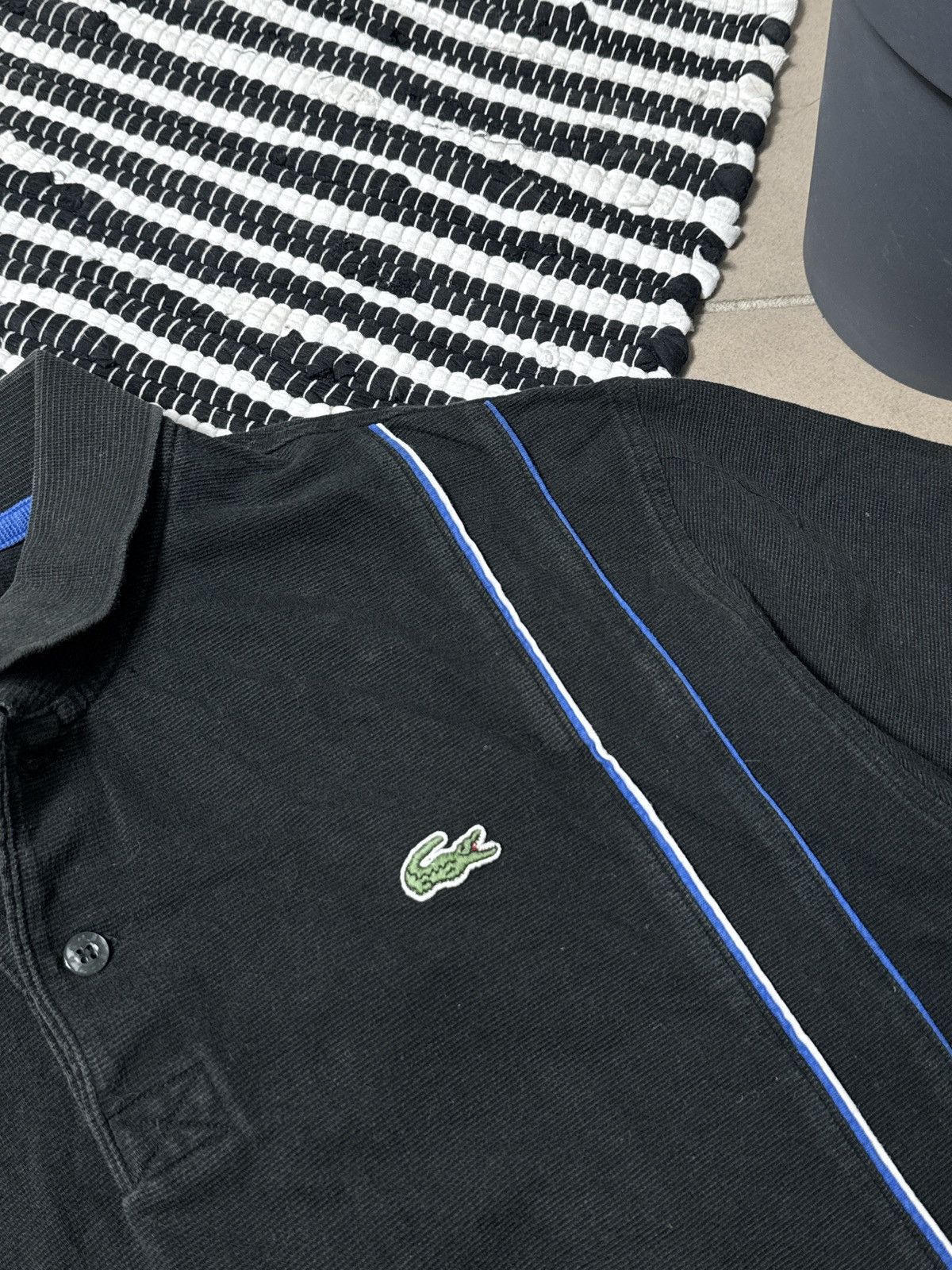 Lacoste VINTAGE LACOSTE POLO TEE SHIRT Size US XL / EU 56 / 4 - 3 Thumbnail