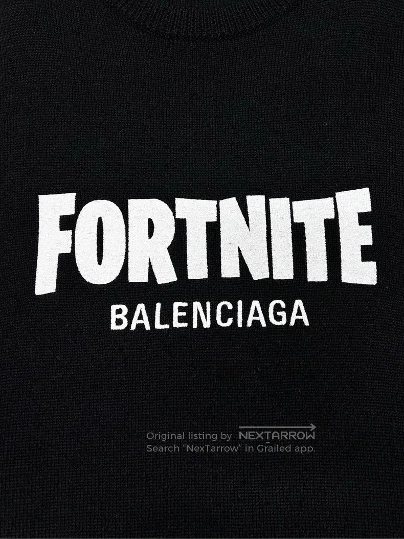 Balenciaga Balenciaga Fortnite collaboration limited edition sweater Size US L / EU 52-54 / 3 - 3 Thumbnail