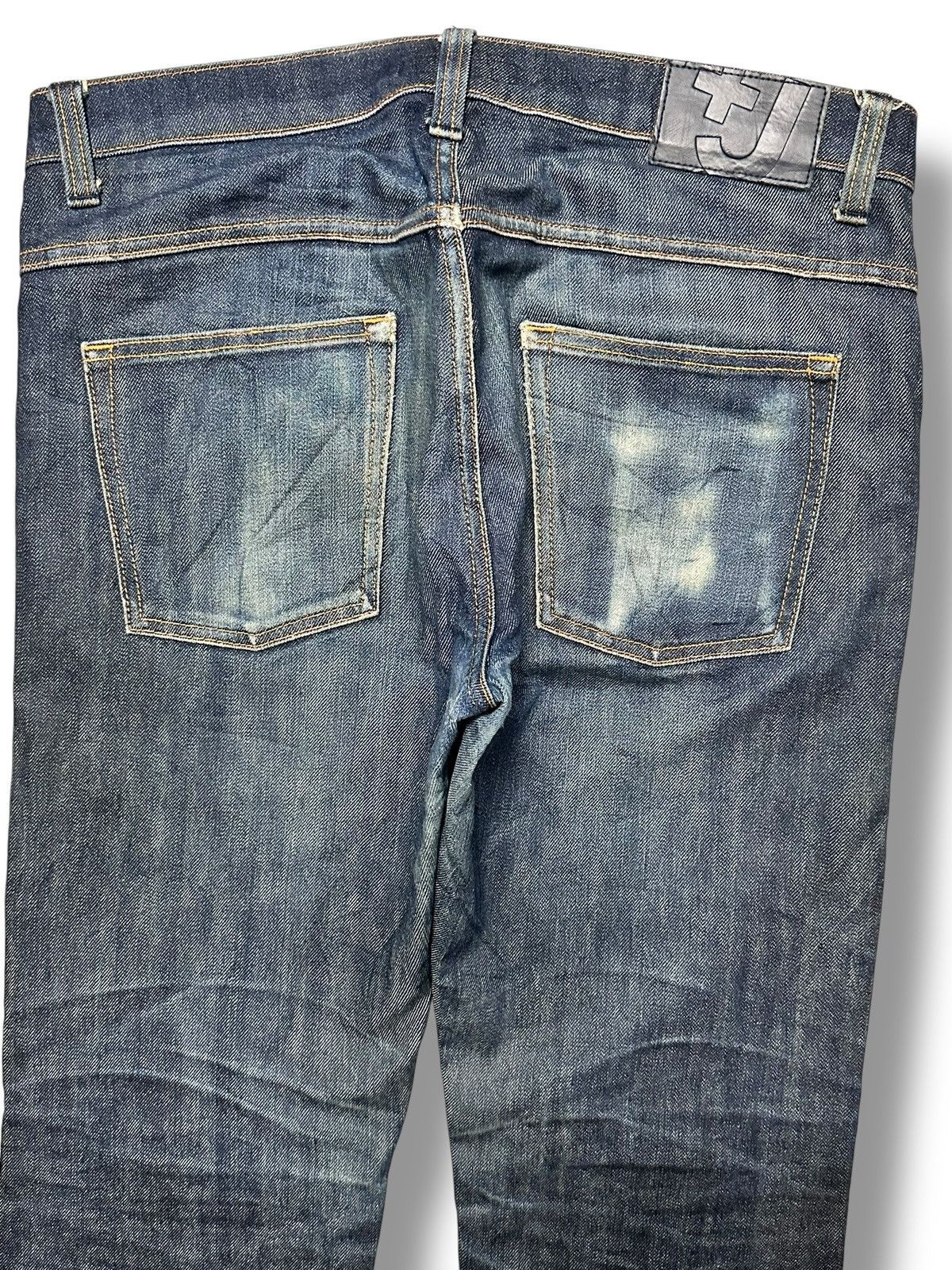 Jil Sander × Uniqlo Uniqlo +J Slim Fit Selvedge Japan Denim Jeans With Faded Size US 34 / EU 50 - 4 Thumbnail
