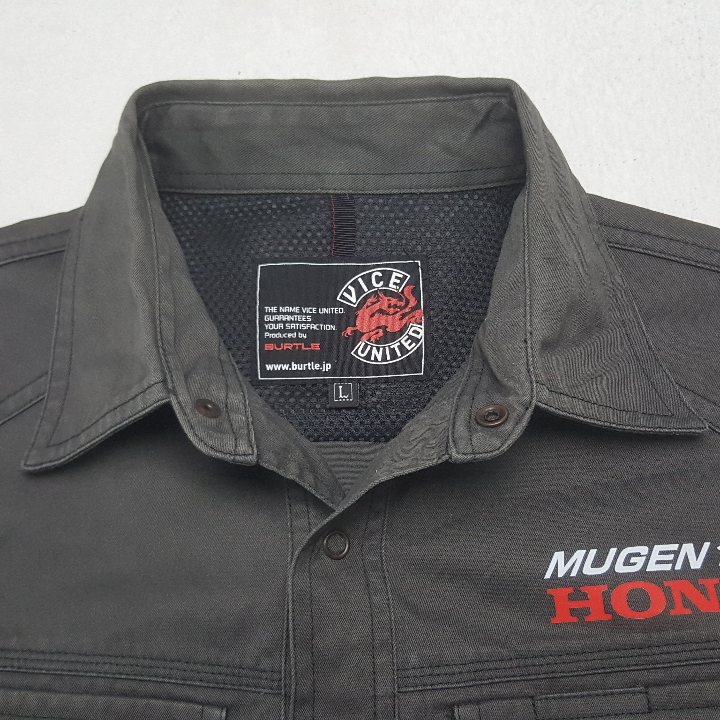 Japanese Brand Vintage Mugen Honda Custom Sport Clip Button Jacket Size US M / EU 48-50 / 2 - 5 Thumbnail